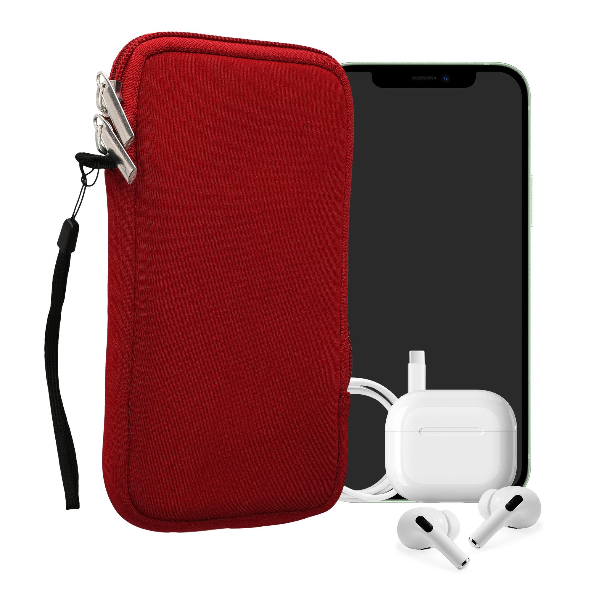 kwmobile Handytasche Handytasche für Smartphones XXL - 7" (1-tlg), Neopren Handy Hülle - Handy Tasche Sleeve Pouch