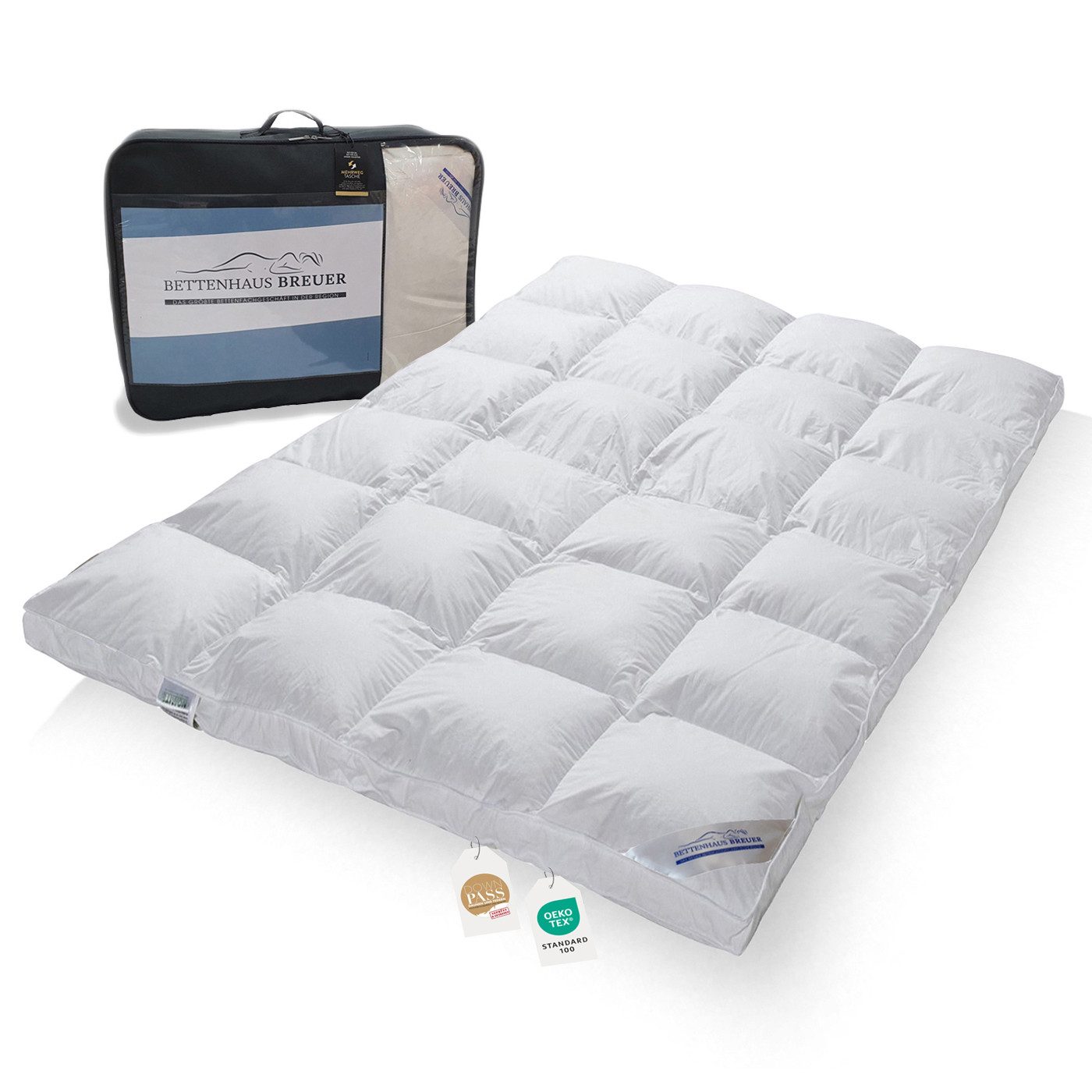 SPESSARTTRAUM Daunenbettdecke Polarwarm Hochsteg Daunendecke 100% neue Daun günstig online kaufen