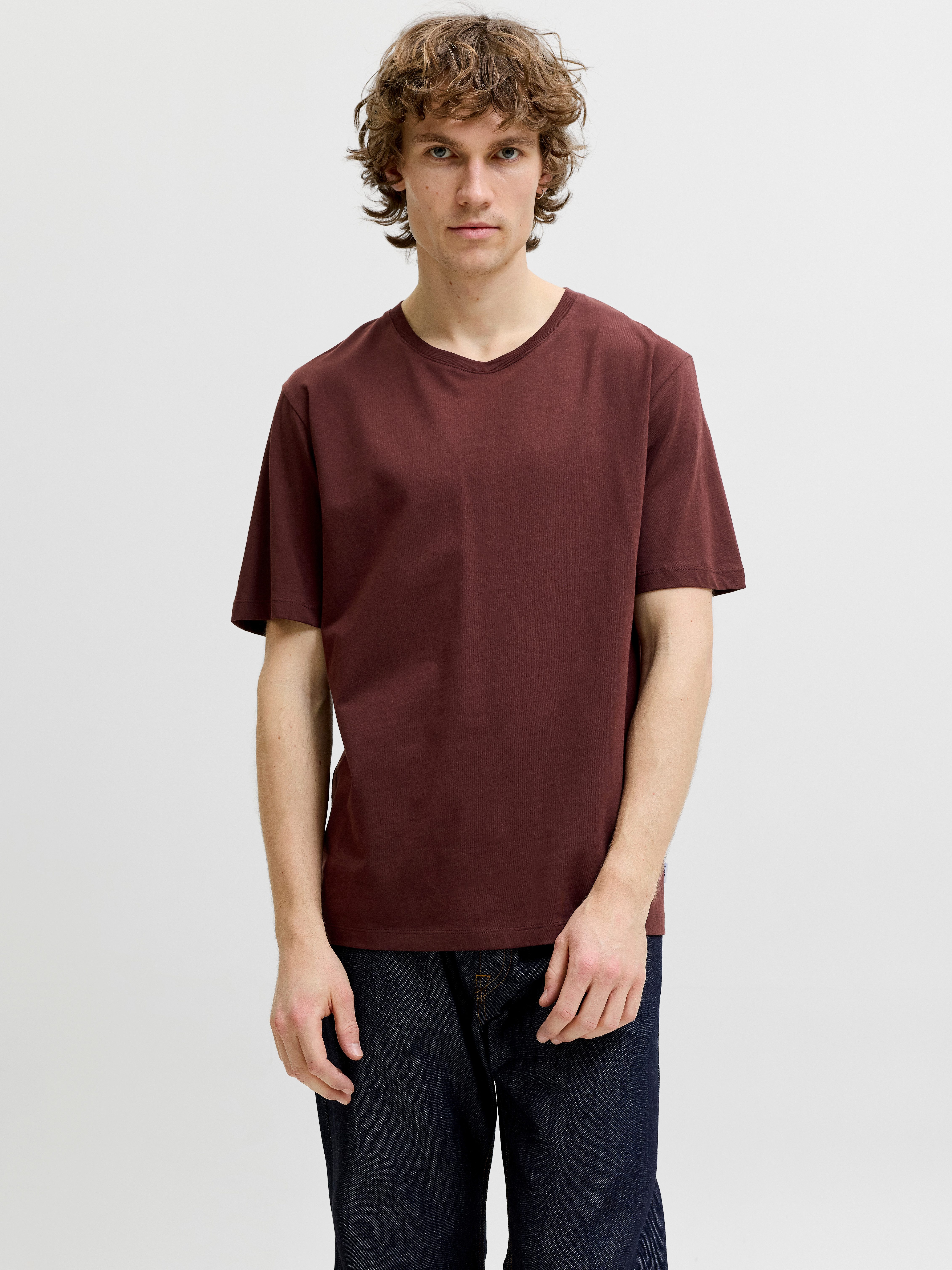 Jack & Jones Rundhalsshirt JJEORGANIC BASIC TEE SS O-NECK NOOS Baumwolle, regular fit
