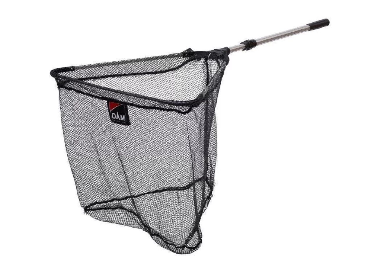 DAM Fishing Angelkescher Base-X Landing Net 1,50m 50x50x40cm Unterfangkescher 2-teilig Kescher (1-St), Revolutionäres schnelltrocknendes Netz