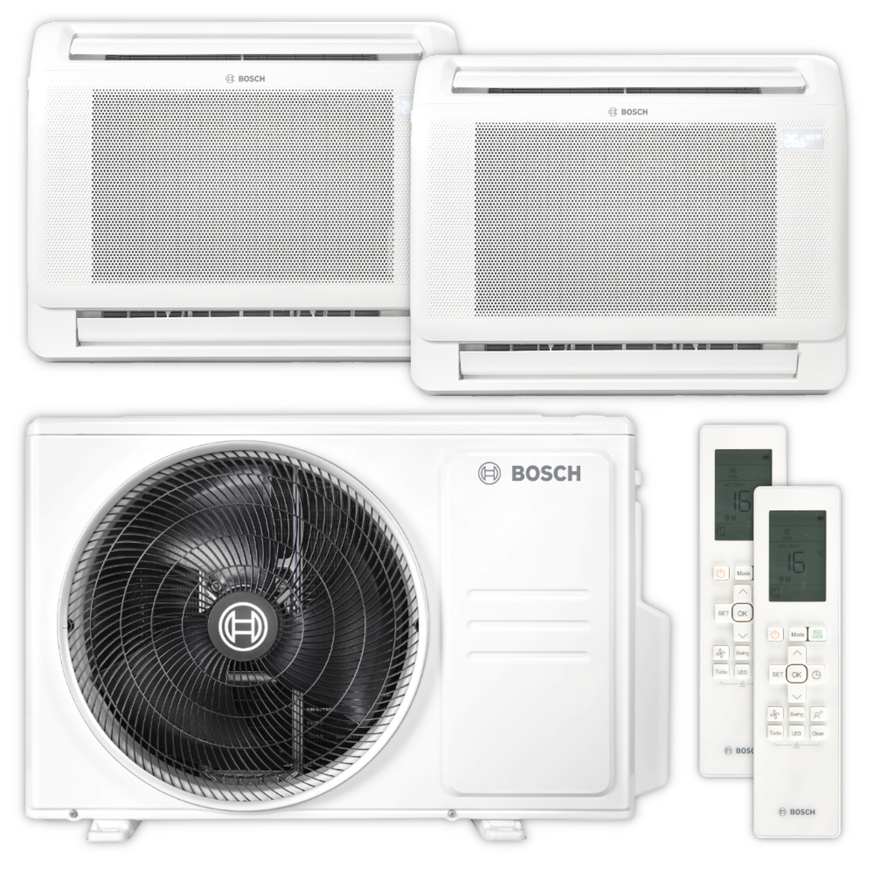 BOSCH Klimagerät CL5000M 79/3 E + CL5000iU CN 35 E / CL5000iU CN 35 E