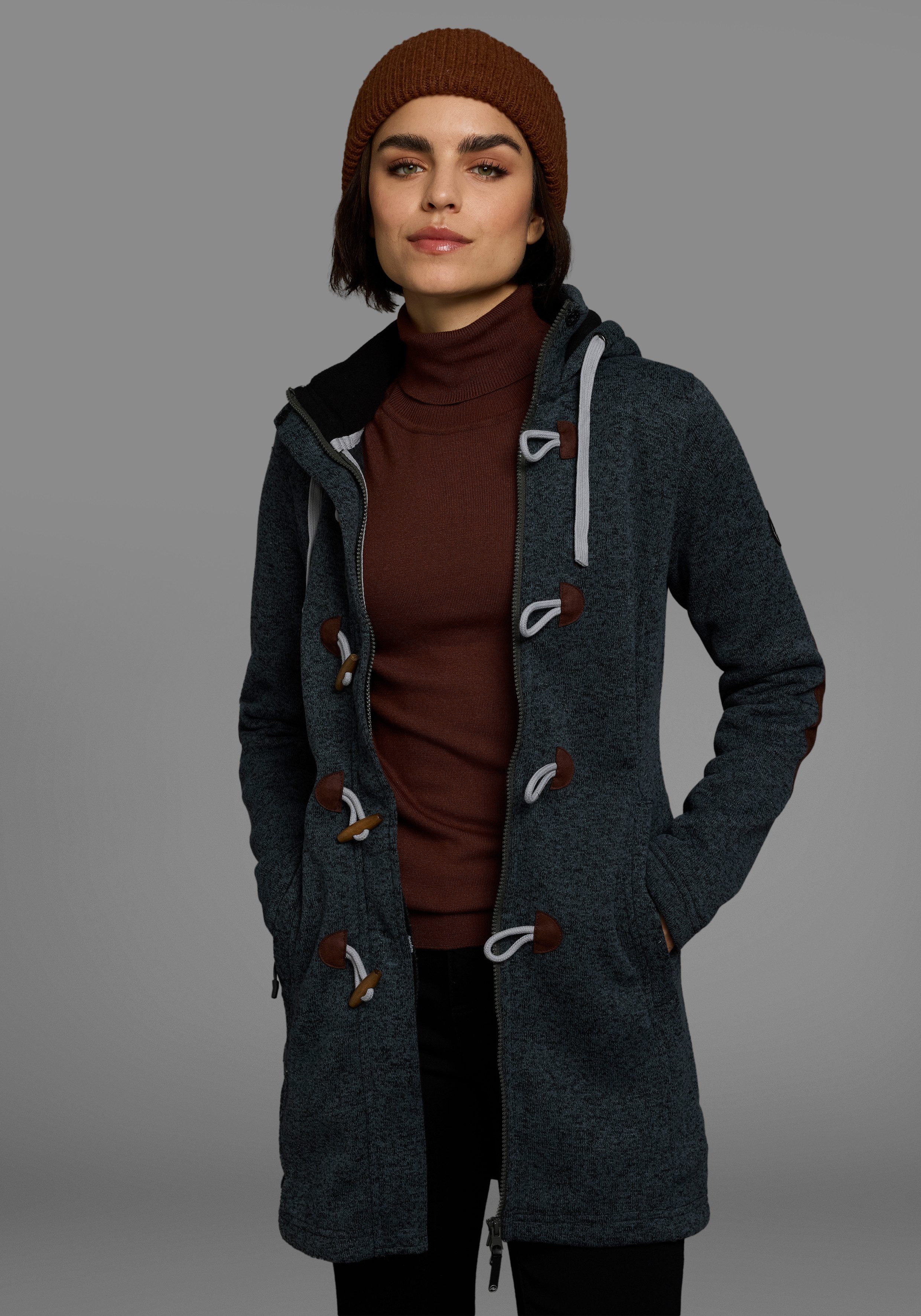 Polarino Strickfleecejacke für den Übergang, aus günstig online kaufen
