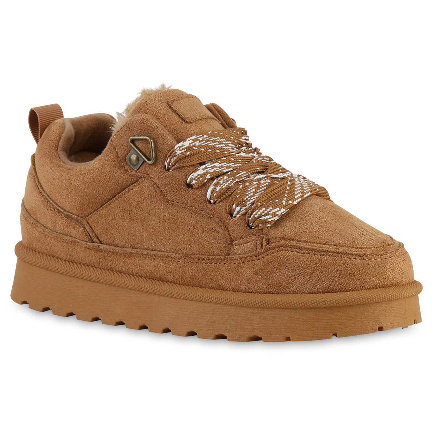 VAN HILL 841830 Sneaker Damen Warm Gefütterte Sneaker Low Bequeme Profil-So günstig online kaufen