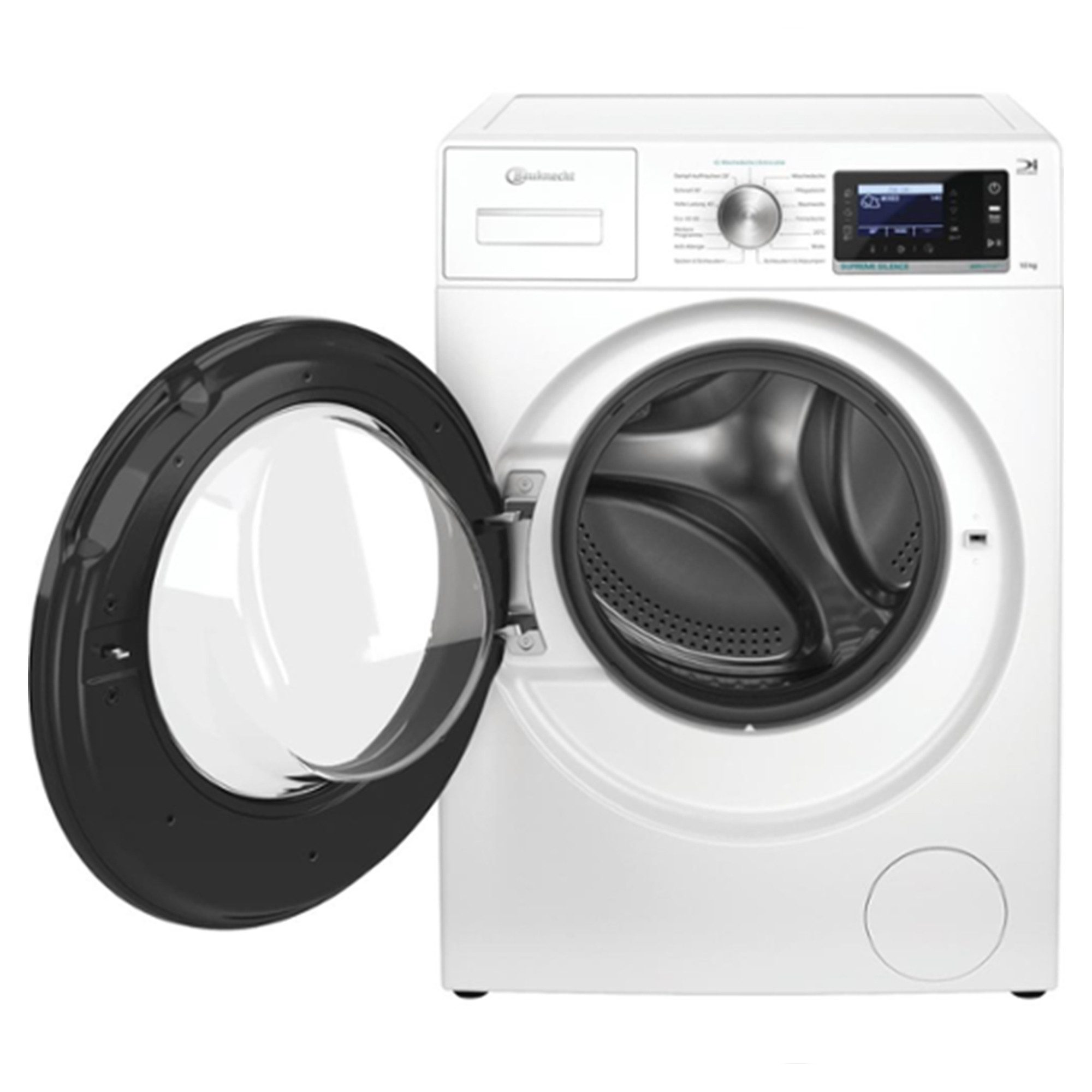 BAUKNECHT Waschmaschine B6R 88 SILENCE DE, 8 kg, 1400 U/min, Steam Refresh – entfernt schlechte Gerüche und entspannt die Fasern