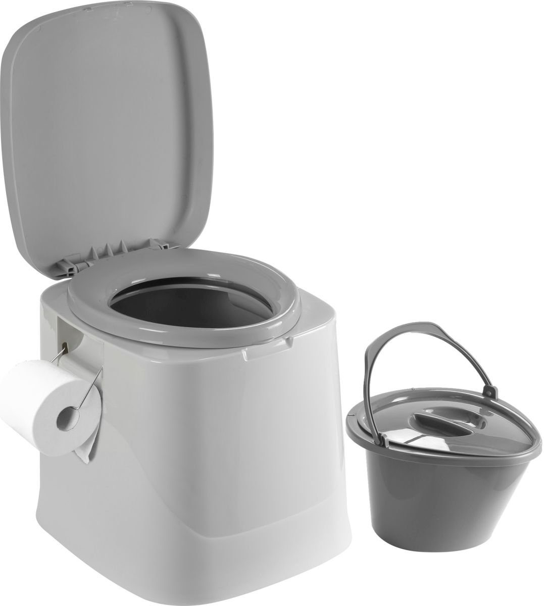BRUNNER Campingtoilette, tragbare Eimertoilette Optiloo