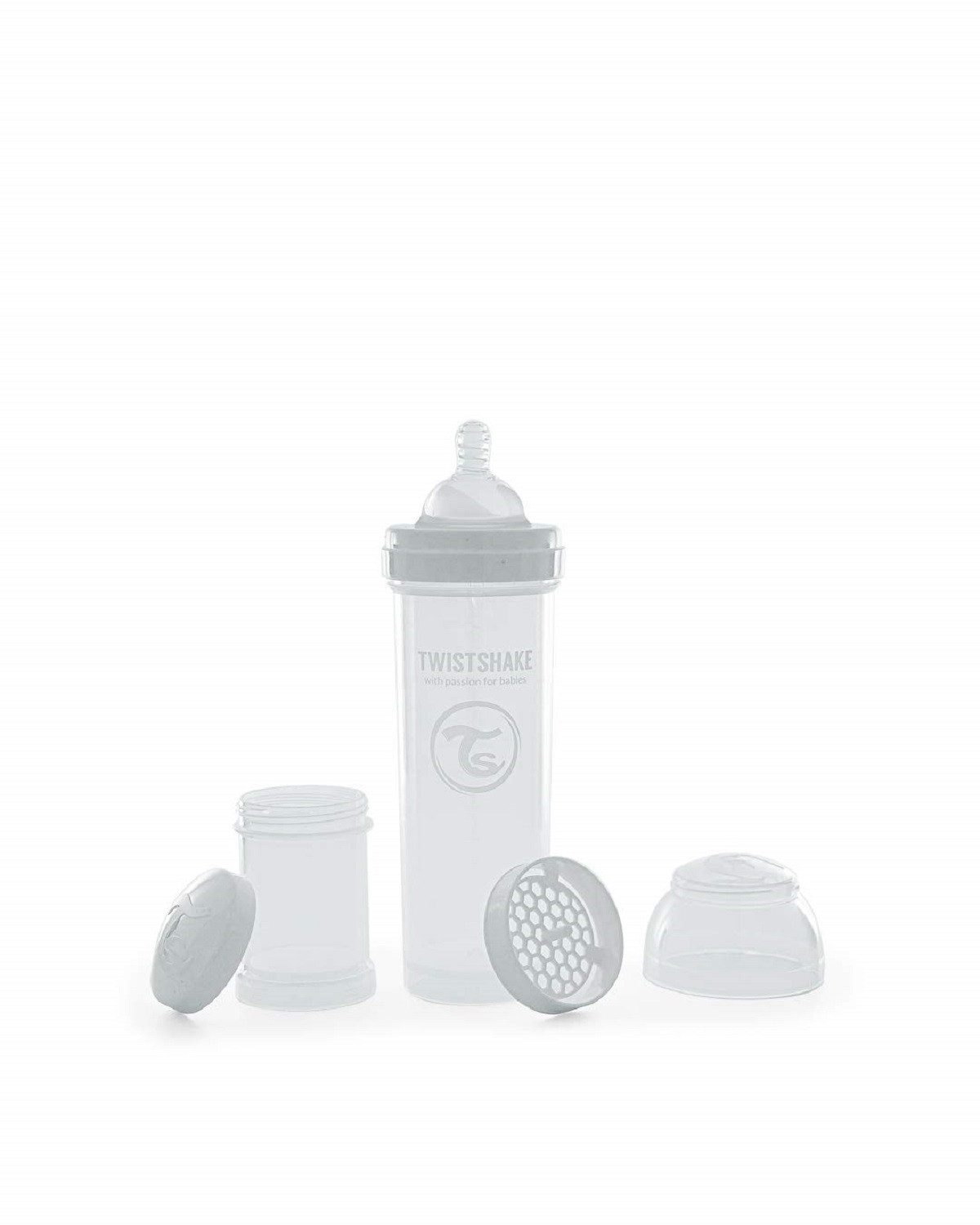Babyflasche Twistshake Anti-Kolik Babyflasche mit großem Trinksauger ab 4 Monaten