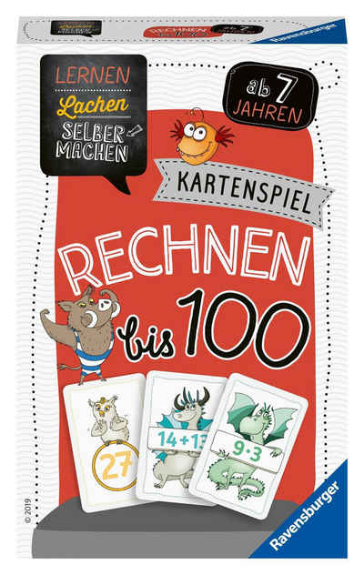 Ravensburger Spiel, Ravensburger 80660 - Lernen Lachen Selbermachen: Rechnen bis 100,...