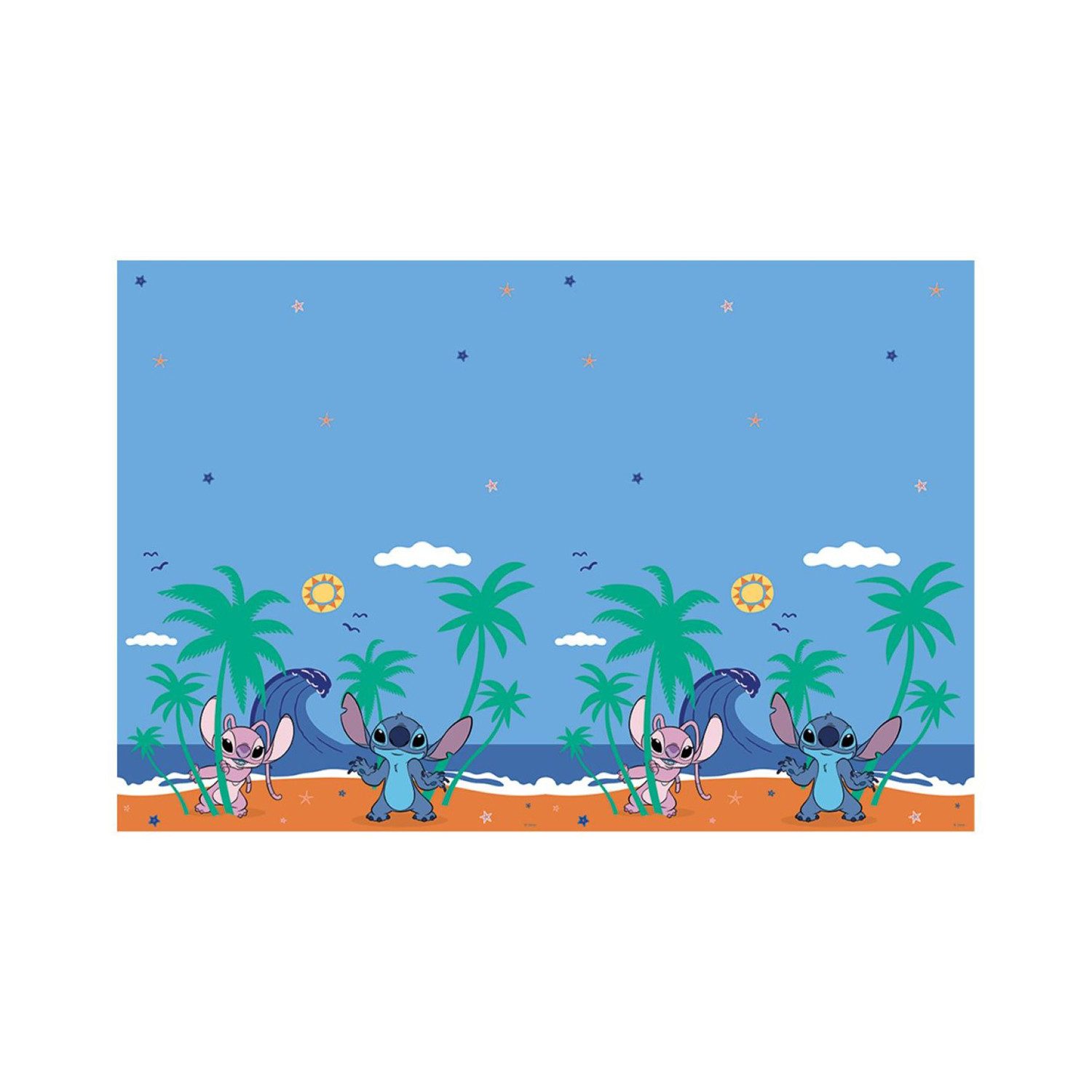 Procos Hängedekoration Tischdecke Stitch & Angel 120x180 cm, 1 Stück