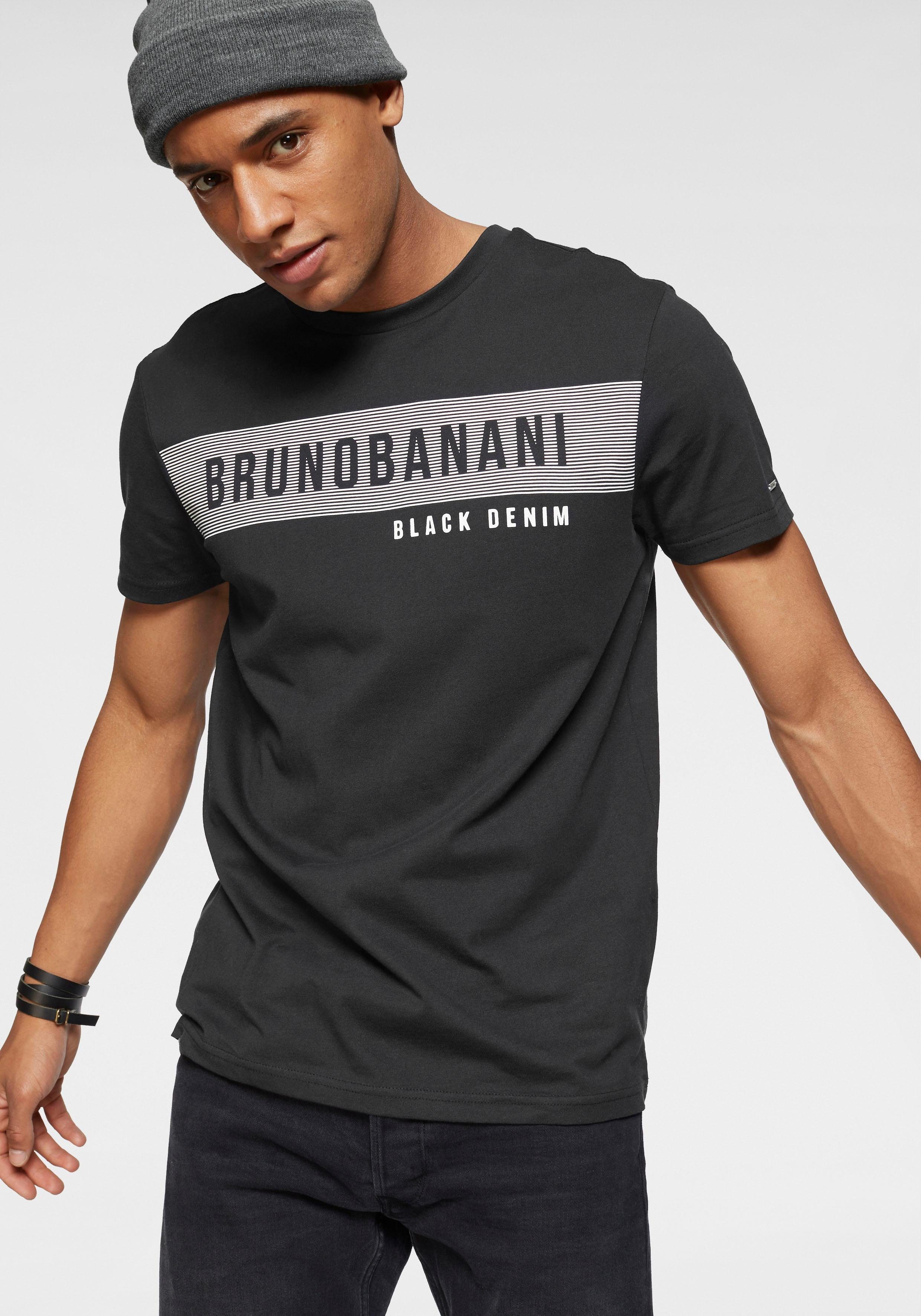 Bruno Banani T-Shirt mit Markenprint schwarz