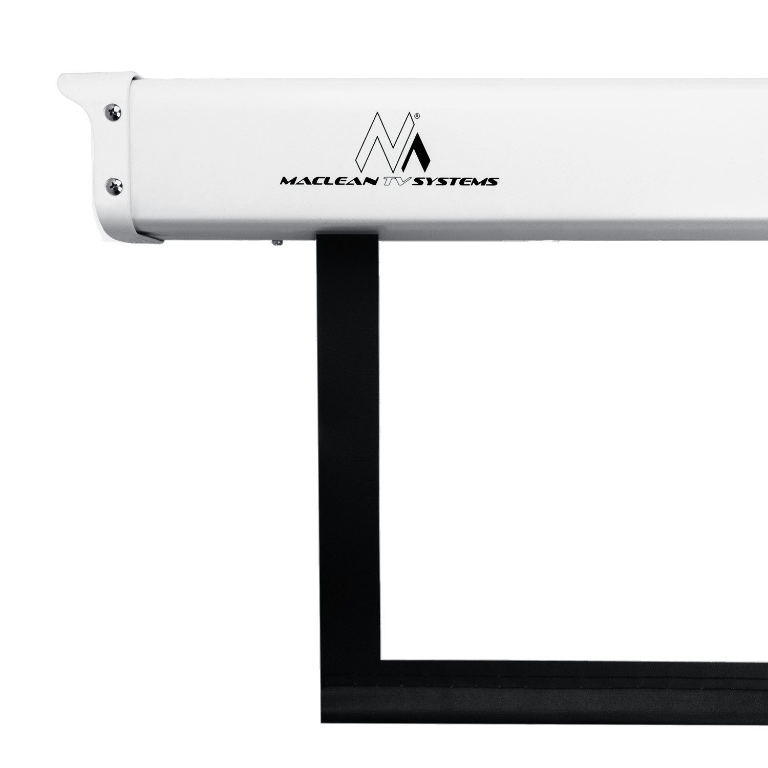Maclean MC-552 150 Zoll 4:3 – Elektrische Beamer Leinwand mit Fernbedienung Motorleinwand (Wand & Deckenmontage, Gain 1.0, Matt Weiß (300x220 cm)