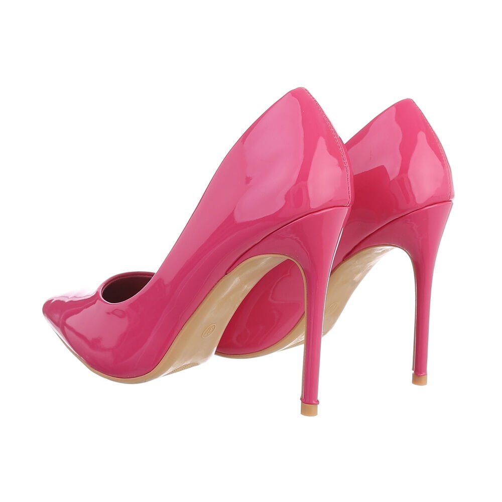 Elegant High Pink Ital-Design High-Heel-Pumps Heel Abendschuhe Damen Pumps Pfennig-/Stilettoabsatz in