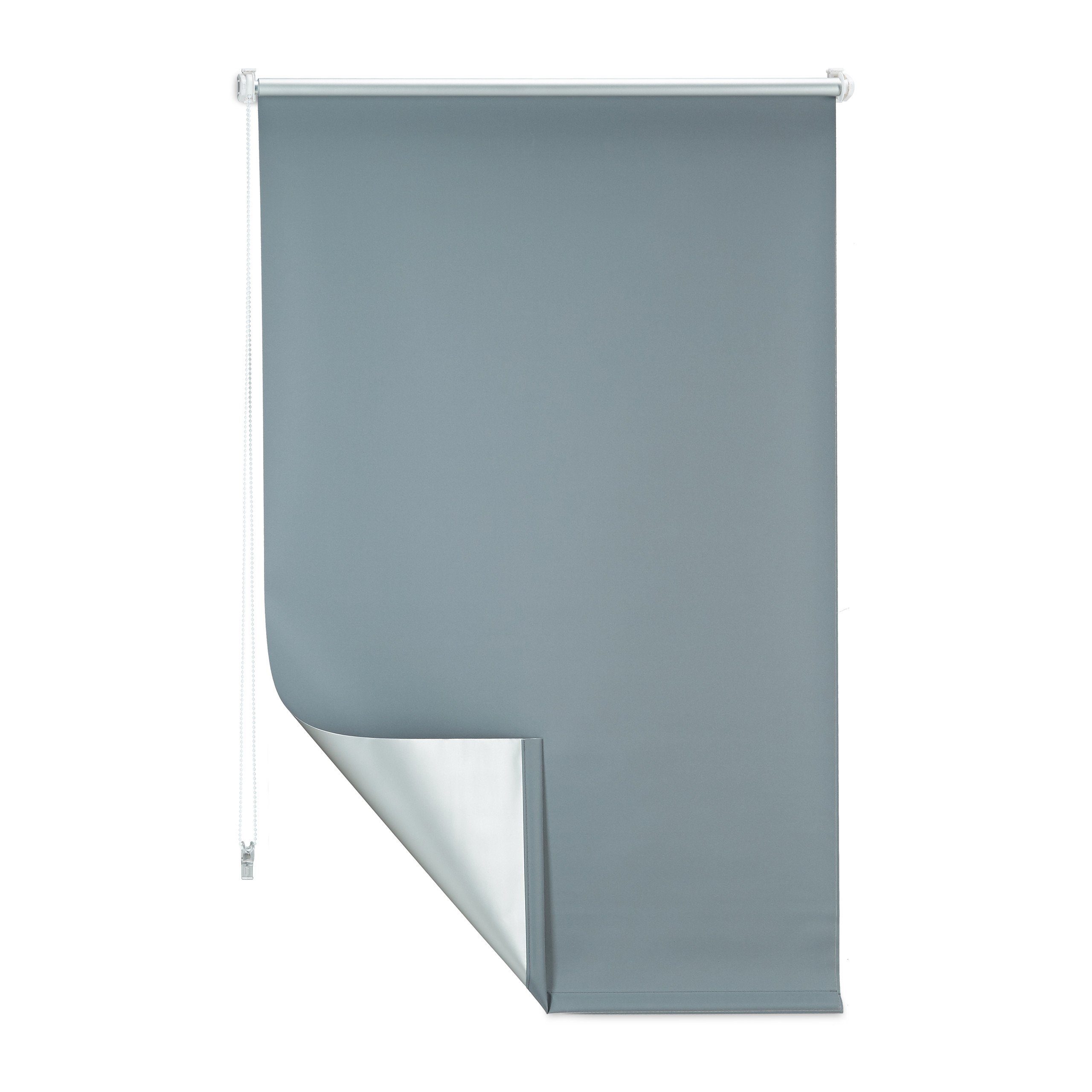 Verdunklungsrollo 2 x Verdunkelungsrollo grau 80x160 günstig online kaufen