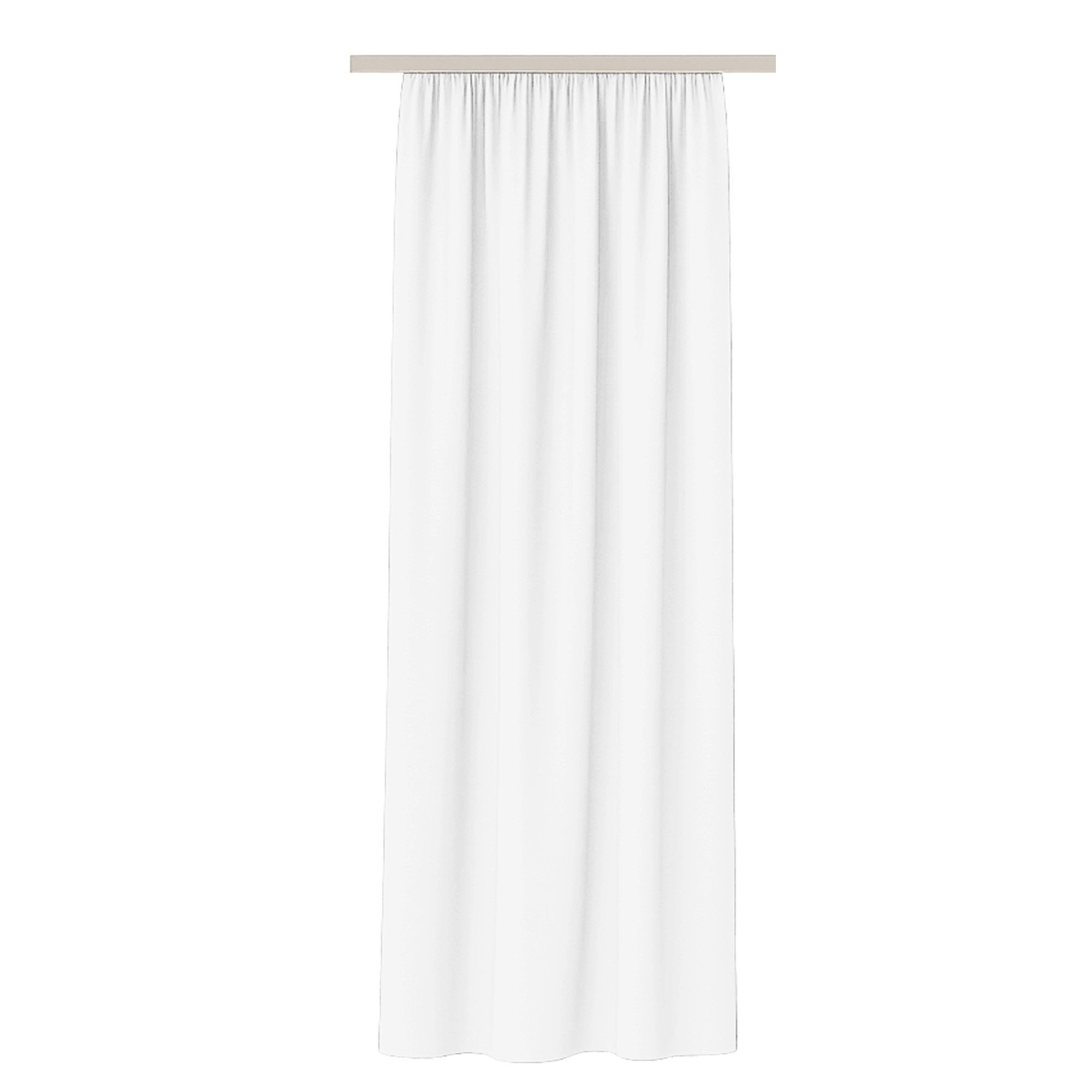 Bestlivings Vorhang "Ellen" mit Universalband (1 St), Kräuselband, blickdicht, Mikrofaser satinähnlich, einfarbig, waschbar bei 30°C, meist bügelfrei