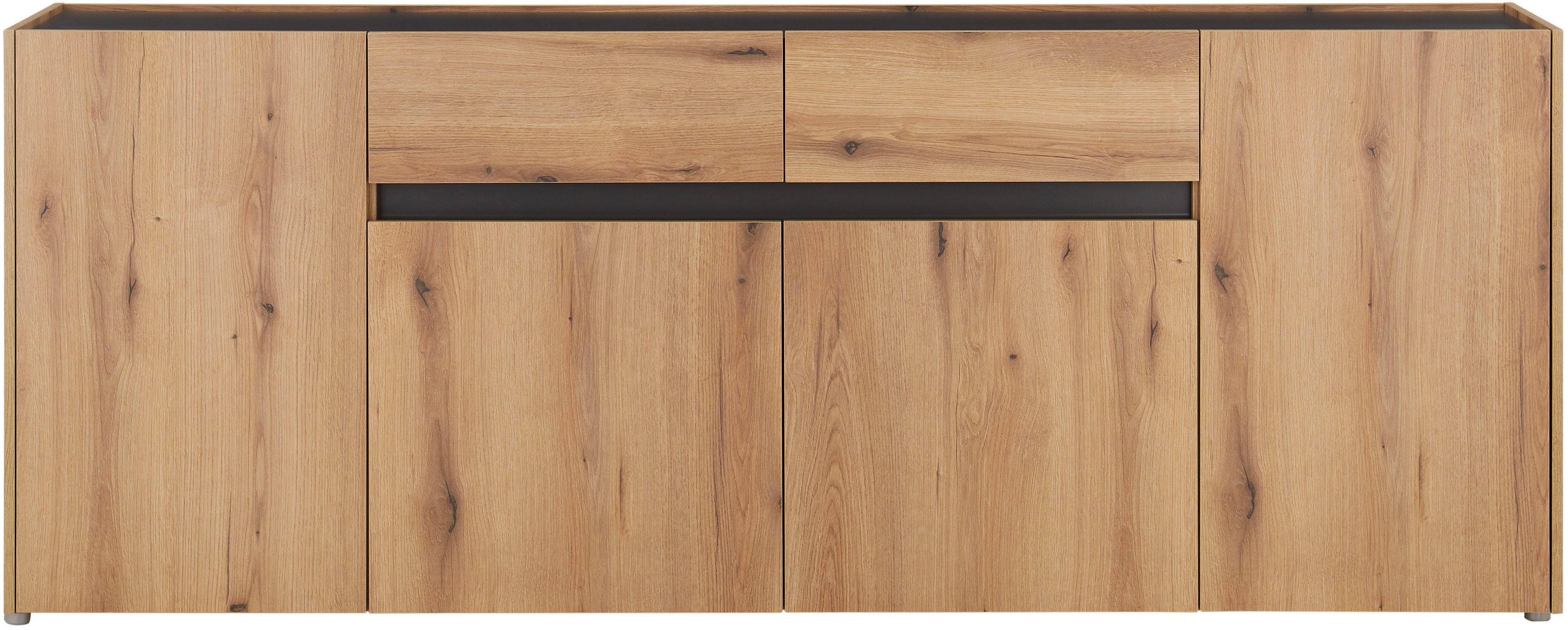 Home affaire Sideboard City/Giron, moderner Schrank, Kommode, Stauraumschrank, zeitlos, modern, ausreichend Stauraum, vielseitig einsetzbar