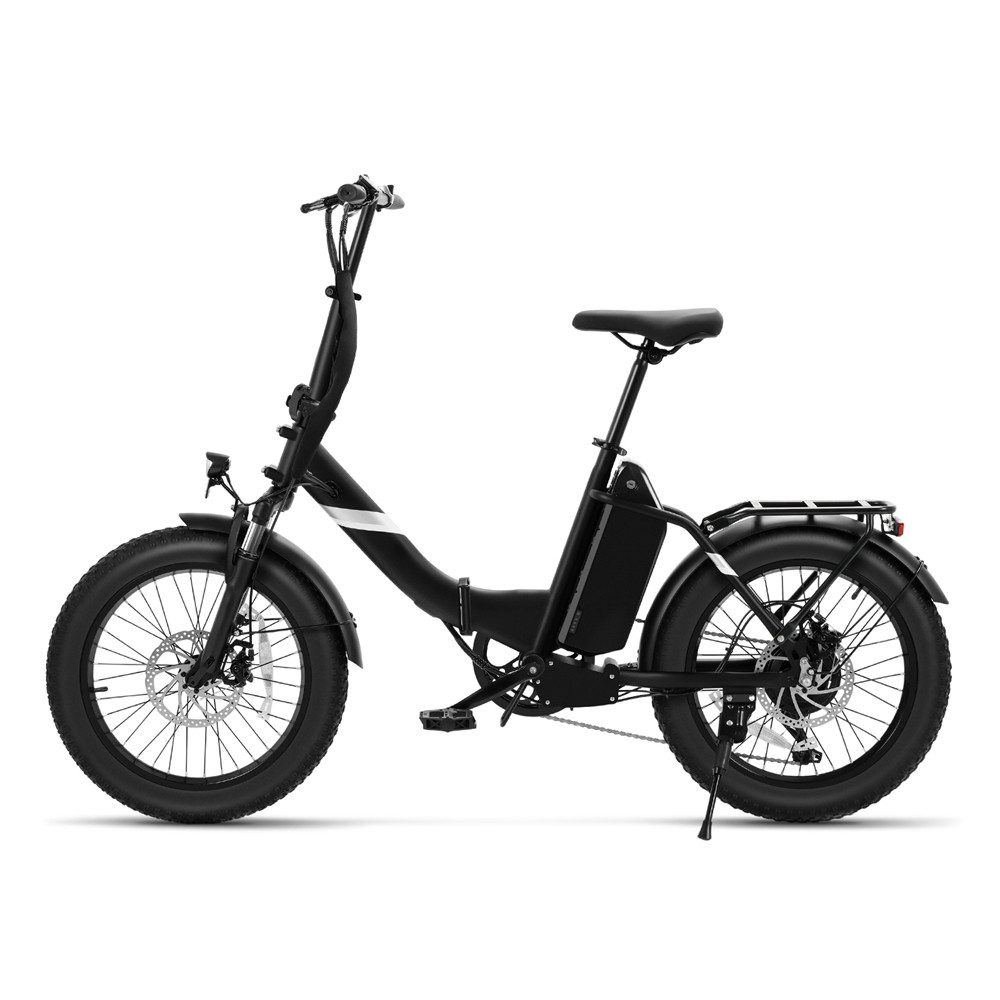Touroll E-Bike 20 Zoll Elektro‑Fat‑Faltfahrrad, 7 Gang, Heckmotor, 468 Wh, 25 km/h, abnehmbarer Akku, 250 W Nennleistung, 20"×3,0" Fat‑Reifen
