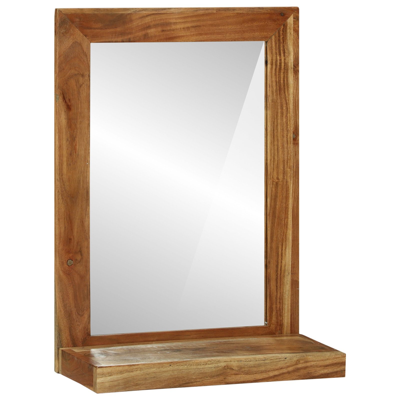 vidaXL Spiegel Badezimmerspiegel 50x22x70 cm Massivholz günstig online kaufen