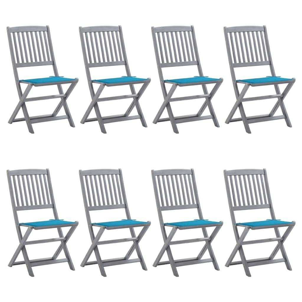 vidaXL Gartenstuhl Klappbare Gartenstühle 8 Stk. günstig online kaufen