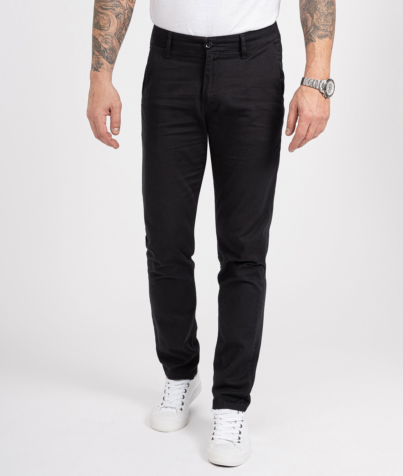 Chinohose Herren Regular Fit Chinohose RC-2083