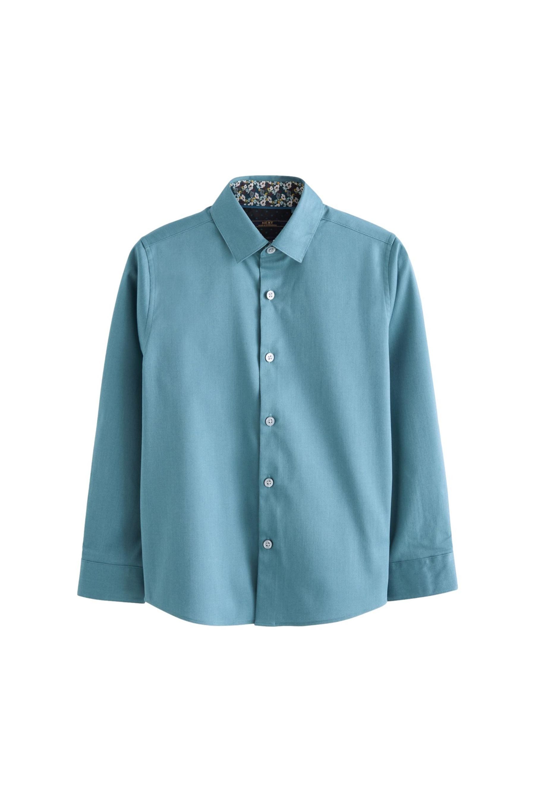 Next Langarmhemd Langarmhemd mit elegantem Besatz (1-tlg)