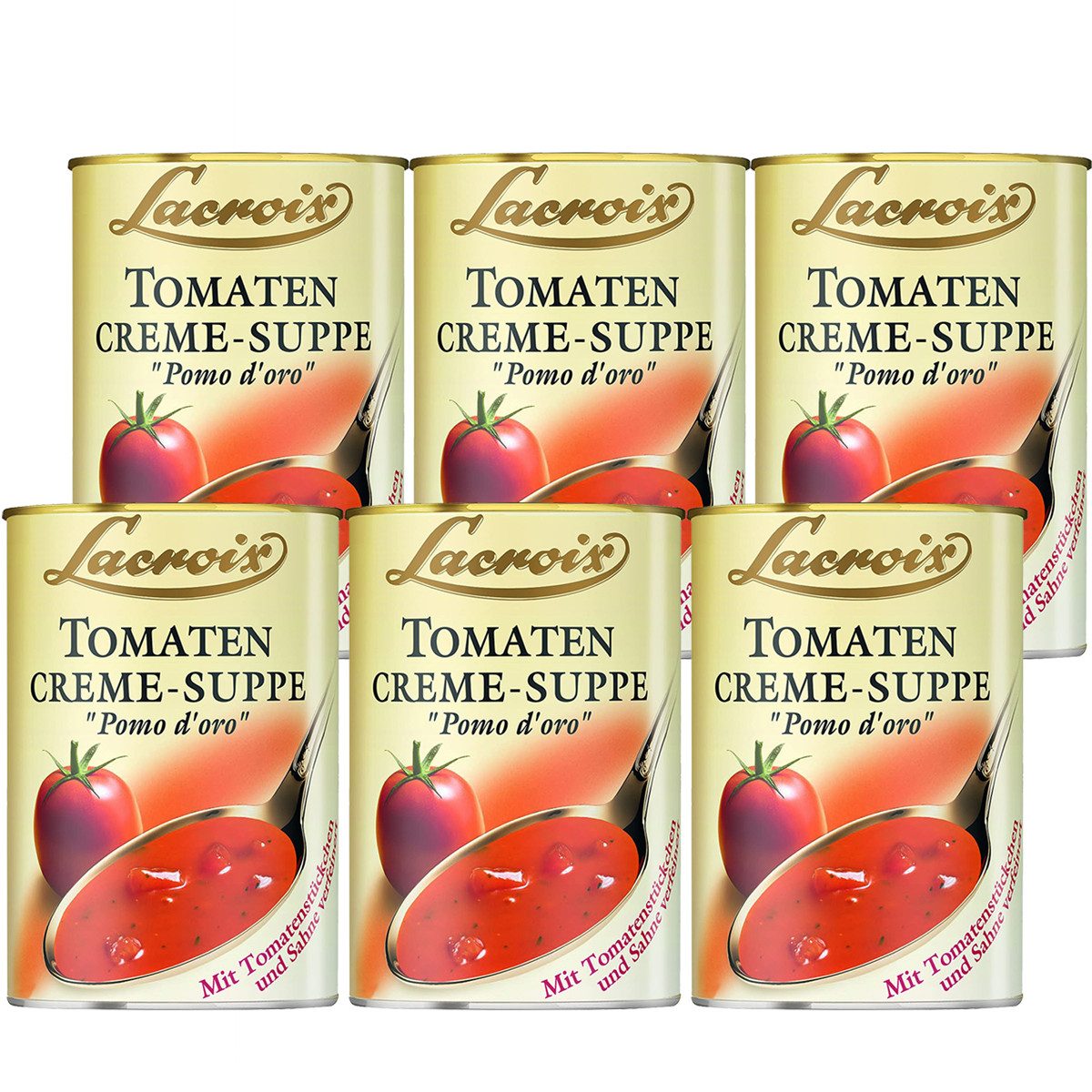 Lacroix Применитьgericht, Lacroix Tomaten Cremesuppe fruchtig tomatig tafelfertig 400ml 6er Pack
