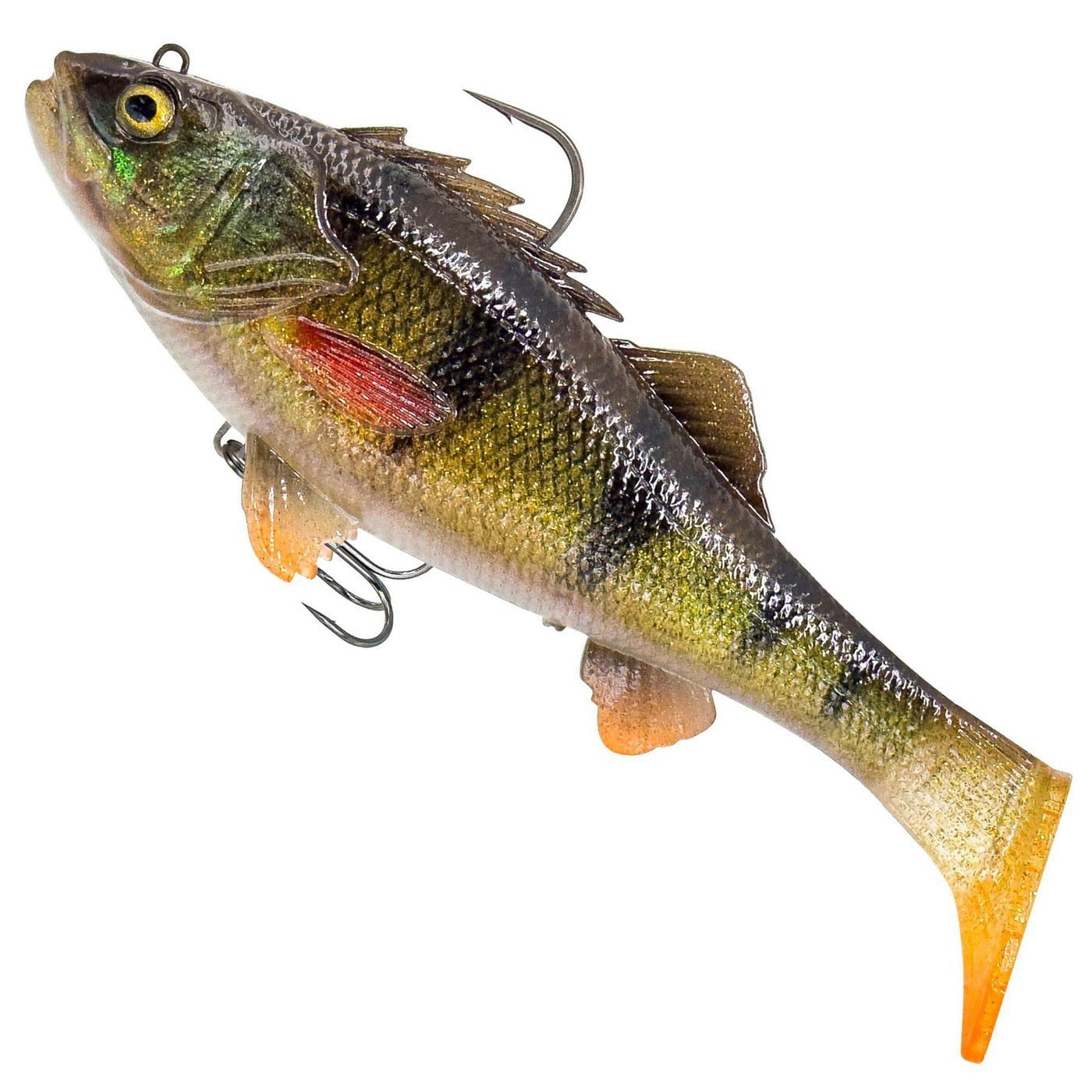Kunstköder Savage Gear 3D Perch RTF Fs 20cm 137g - 1 montierter Gummifisch