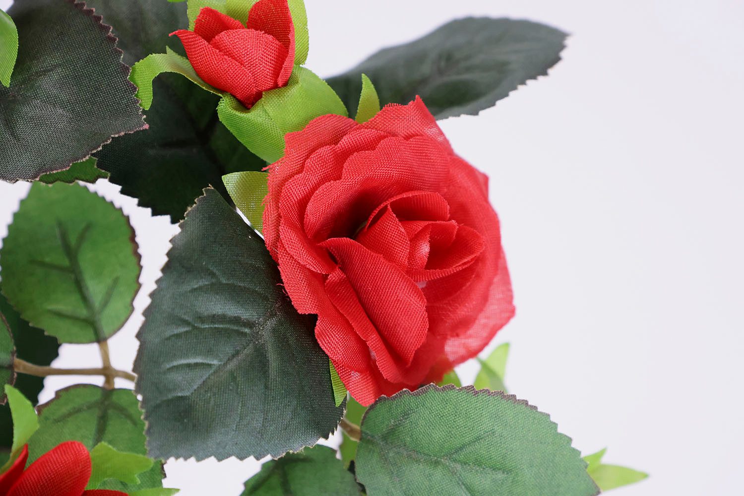 Kunstblume Künstlicher Rosenbusch, I.GE.A., Höhe 34 cm, Kunstrose Blume Strauß Bouquet Rosen Rosenbouquet Wildrose – Bild 2 von 2
