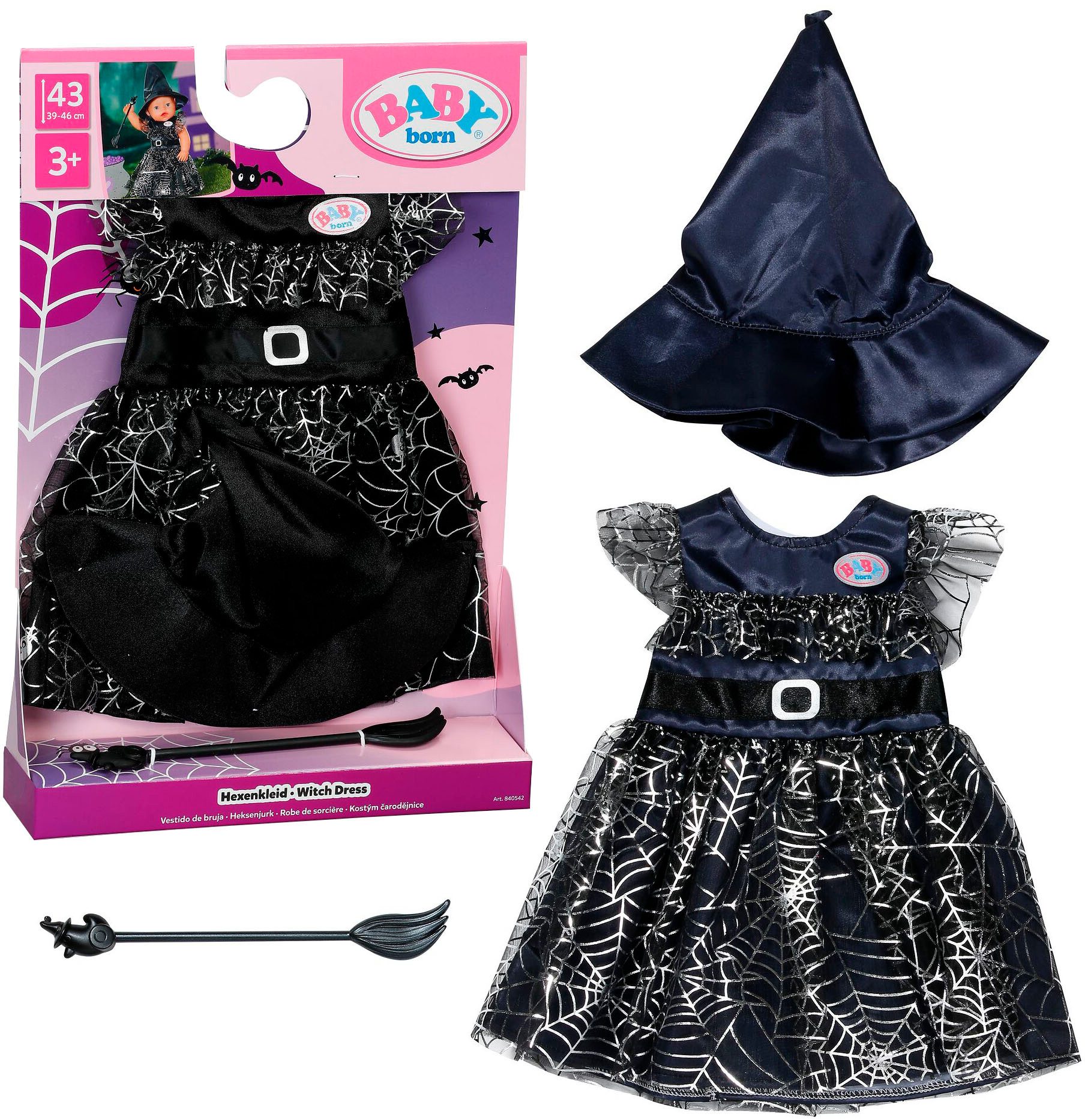 Baby Born Puppenkleidung Hexenkleid, 43cm