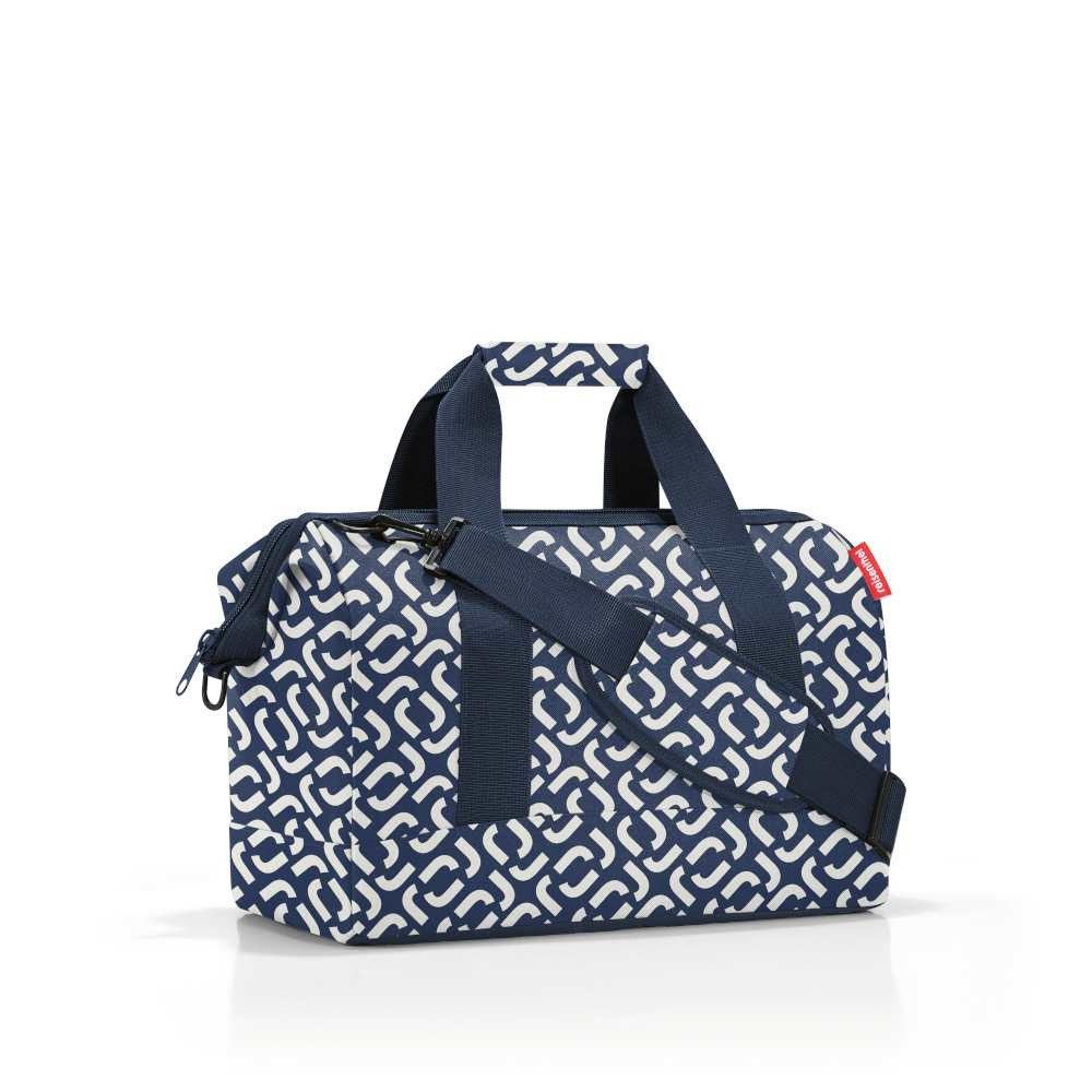 REISENTHEL® Reisetasche reisenthel allrounder M signature navy MS4073 blau 18l Reisetasche Tas