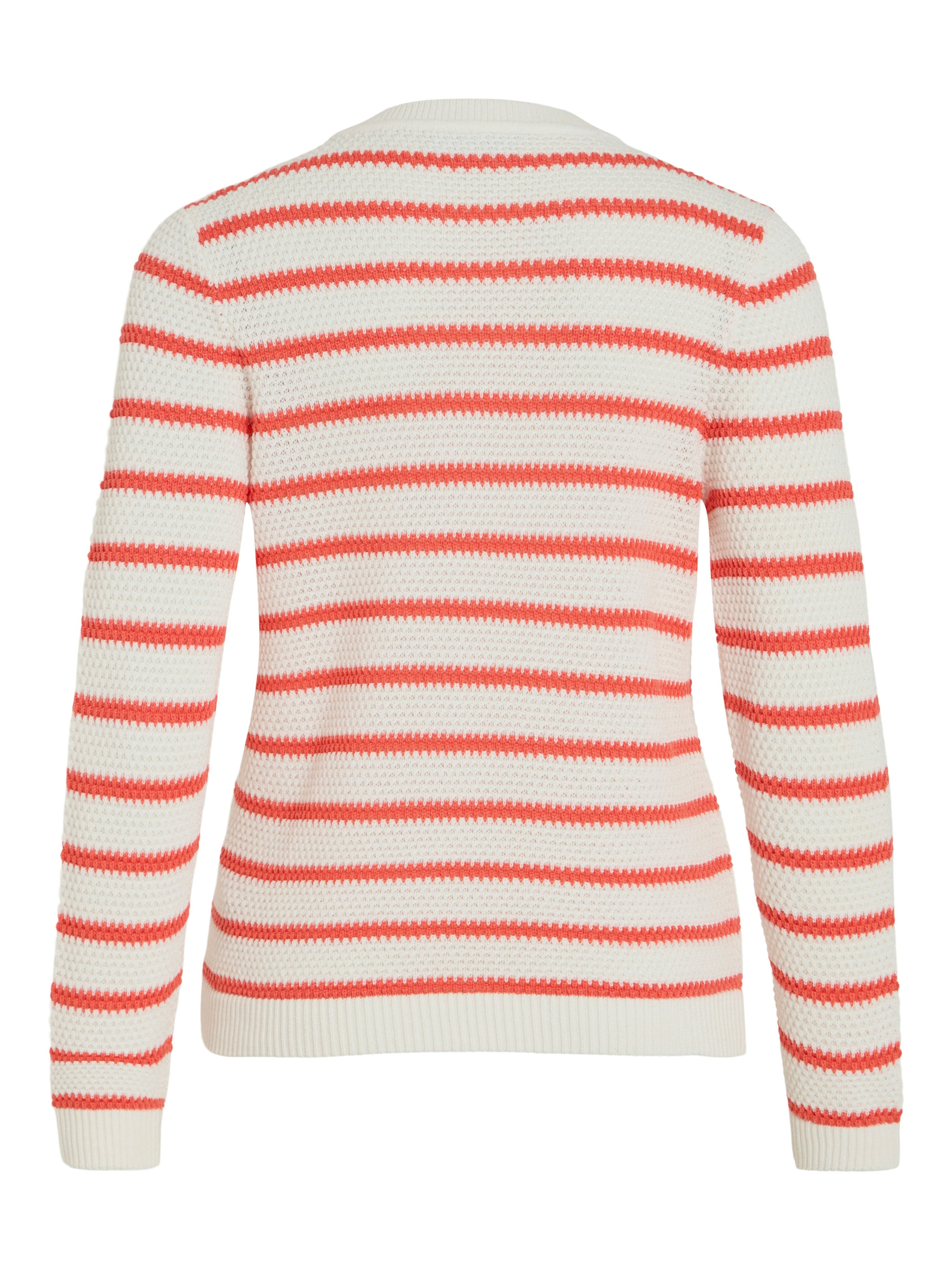 Vila Strickpullover VIDALO O-NECK L/S STRIPE günstig online kaufen