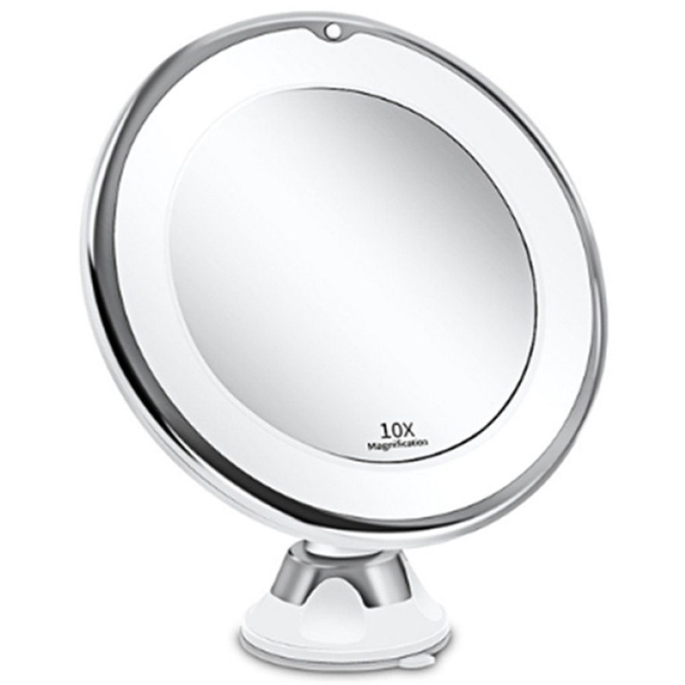 GelldG Kosmetikspiegel »Kosmetikspiegel 10-Fach Vergrößerung LED Beleuchtet  Schminkspiegel«