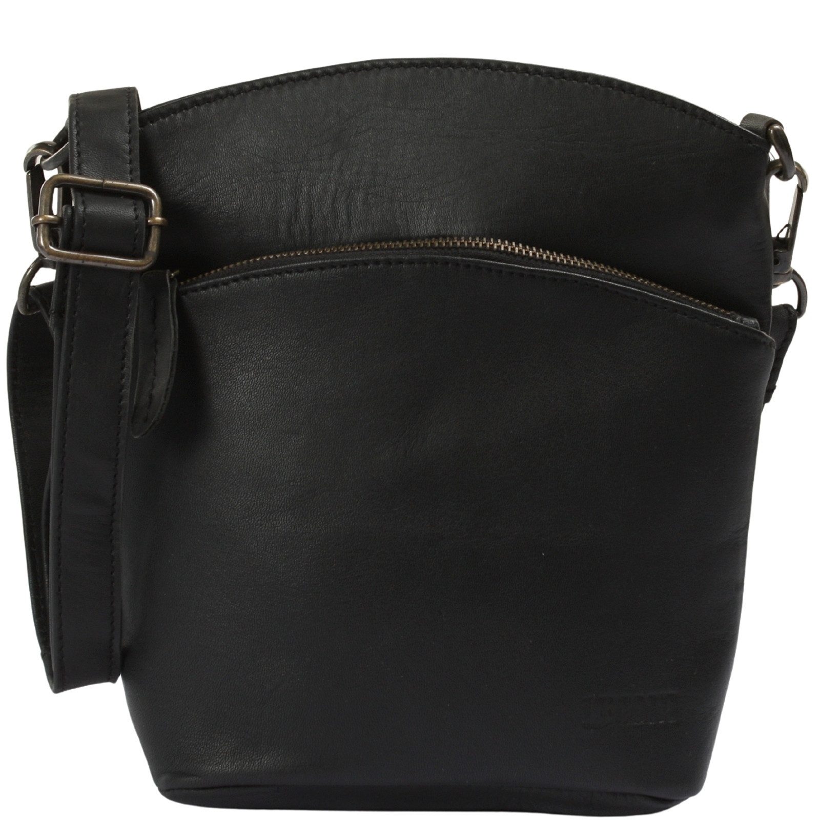 LECONI Umhängetasche kleine Schultertasche Ledertasche Damen Handtasche Leder LE3049, Echt Leder - handlich & hochwertig 22x25x7cm - verstellbarer Riemen