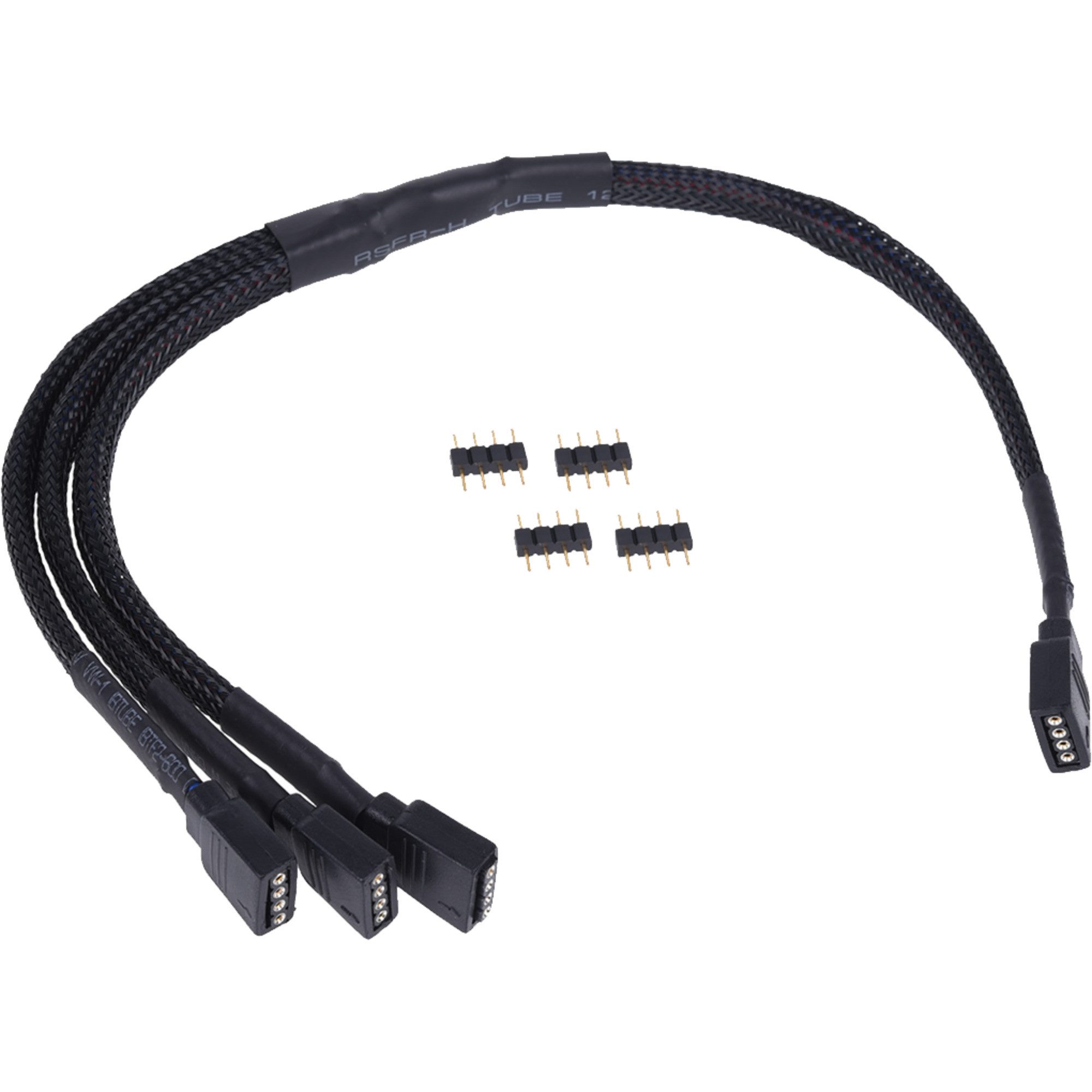 Wasserkühlung Alphacool Y-Kabel RGB 4polig > 3x 4polig, (30cm)