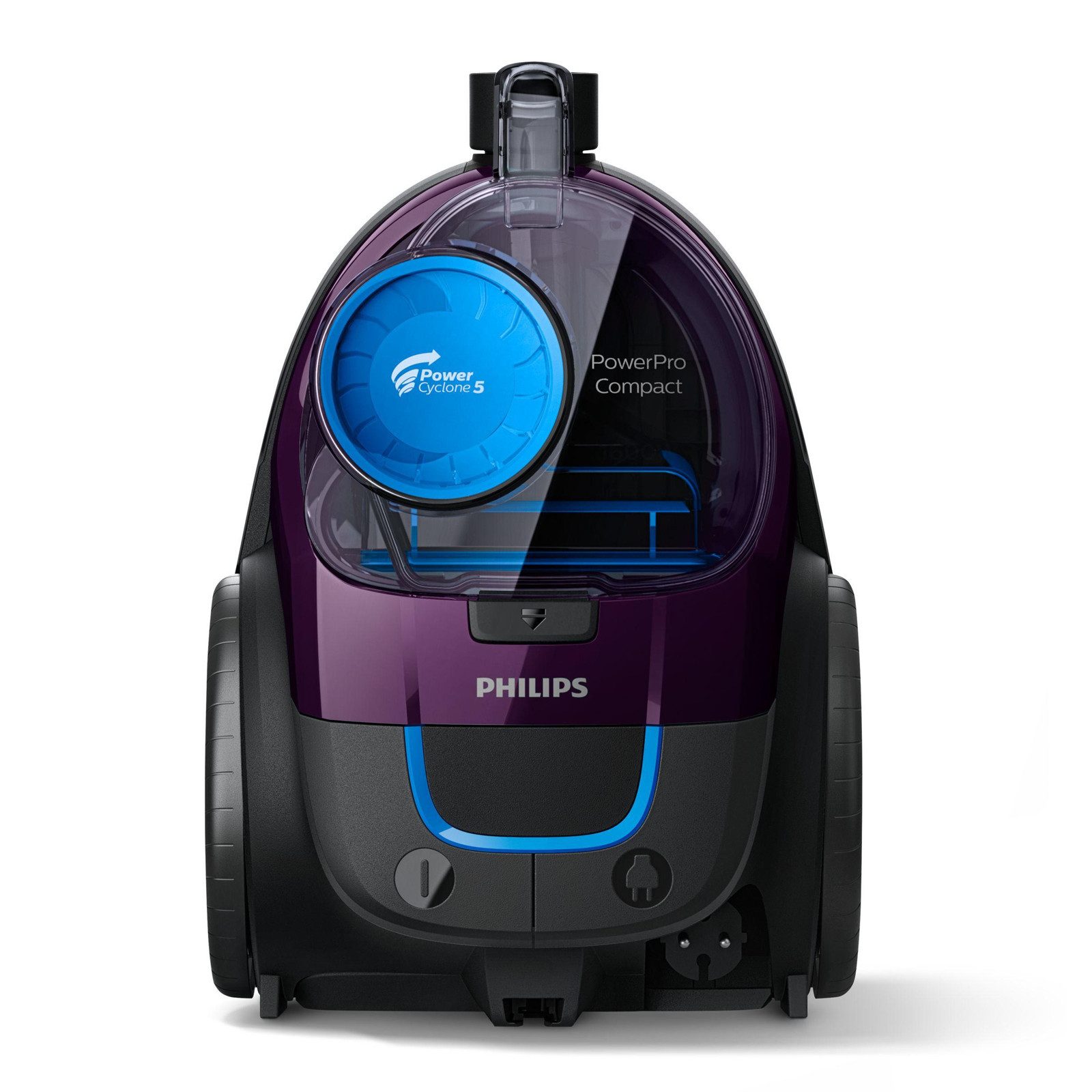 Philips Bodenstaubsauger FC 9333/09 PowerPro Compact, 900 W, PowerCyclone 5-Technologie für langanhaltende Saugleistung