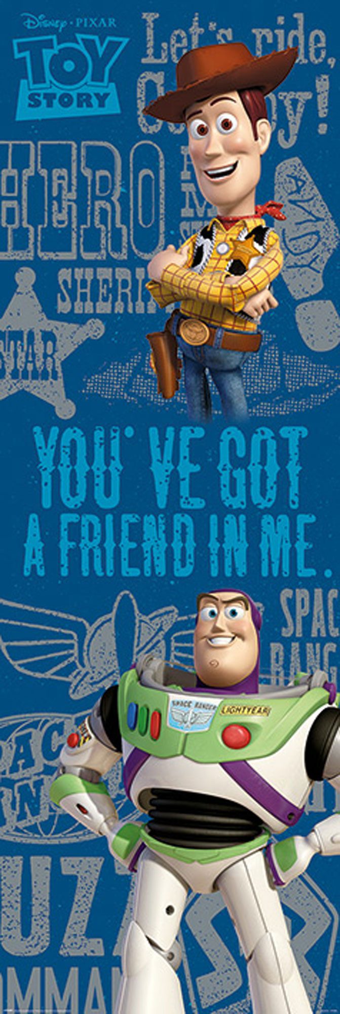 Poster Toy Story - Türposter - You've Got A Friend
