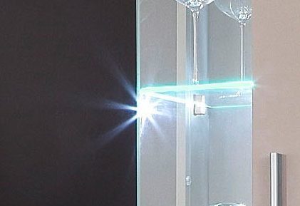Home affaire LED Glaskantenbeleuchtung, LED fest integriert, Farbwechsler