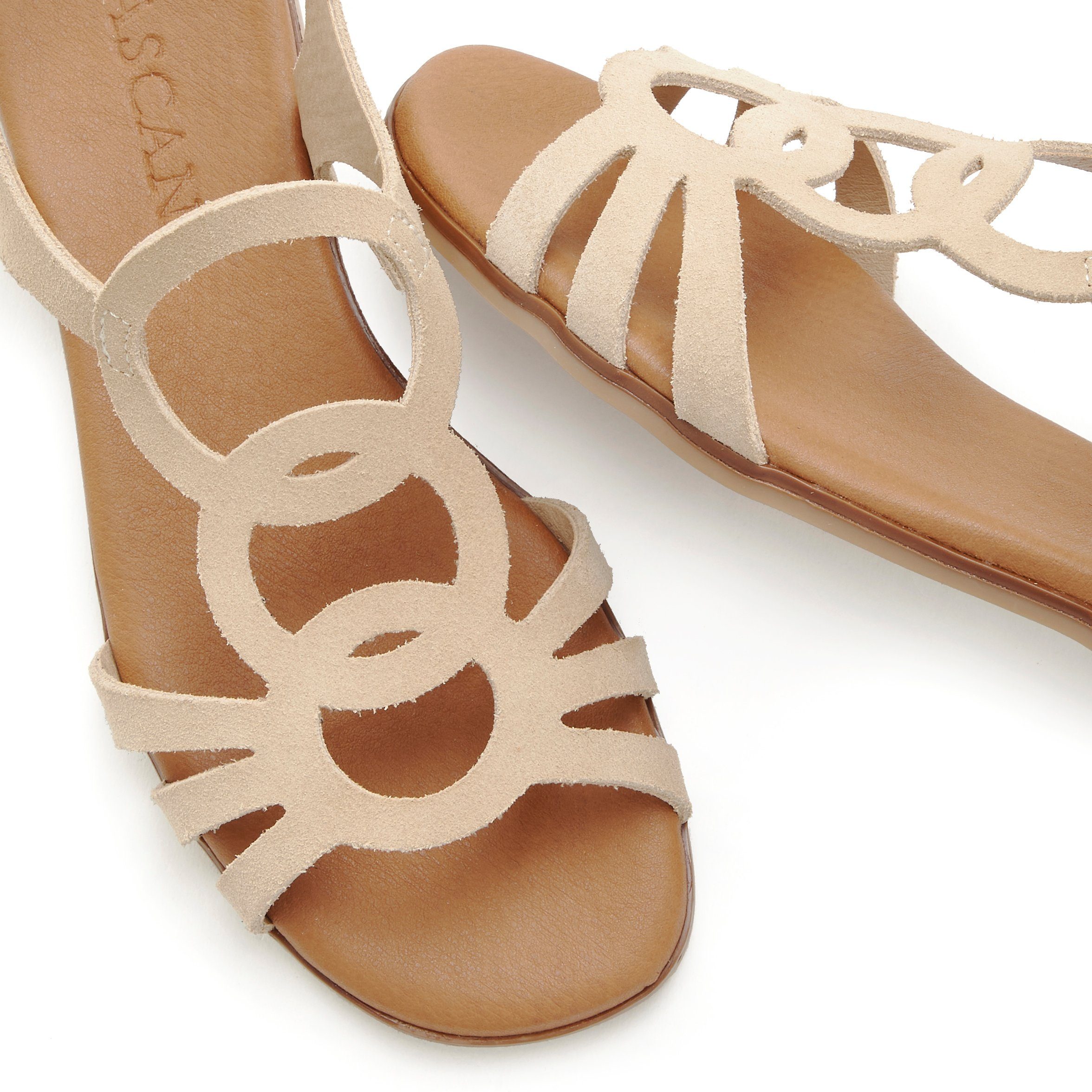 LASCANA Sommerschuh Sandale aus hochwertigem Leder, Sandalette, Sommerschuh