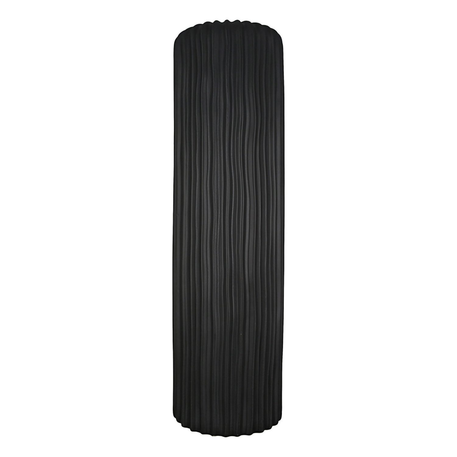 GILDE Dekovase FJORD Vase - schwarz - Keramik - H. 76cm x T. 19cm - Dekovase (1 Stück), Elegante Blumenvase - Perfekte Tischdeko - Vasen für jede Deko