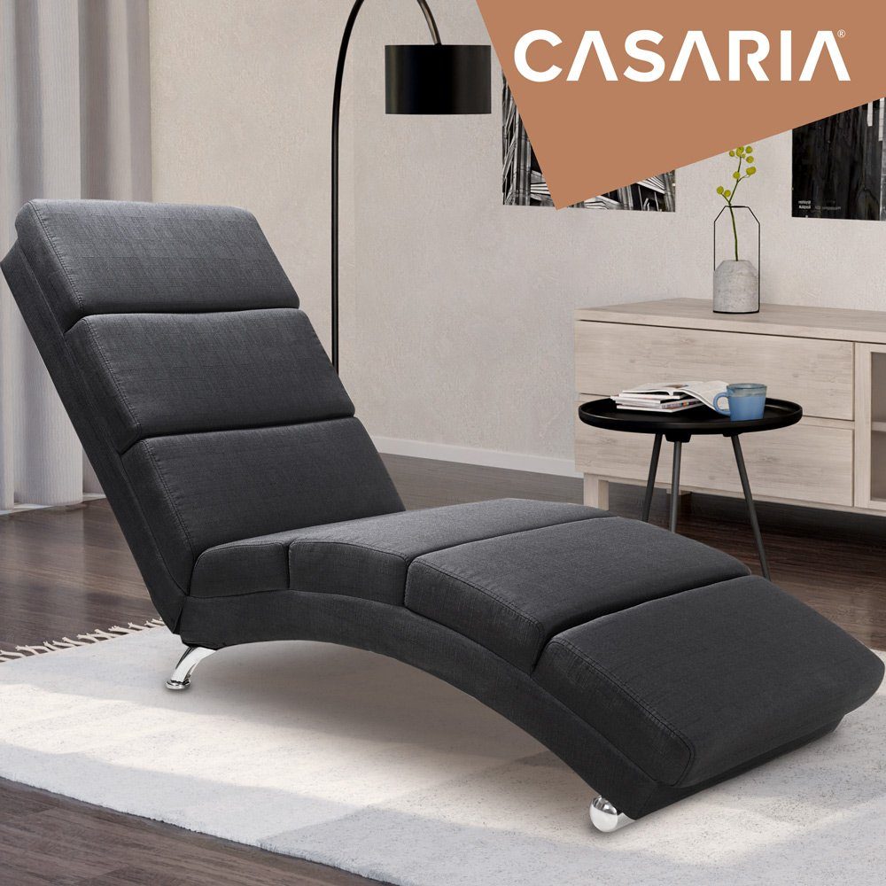 Casaria Relaxliege London, 1 Teile, XXL 186x89x55cm Ergonomisch Stoff Gepol günstig online kaufen