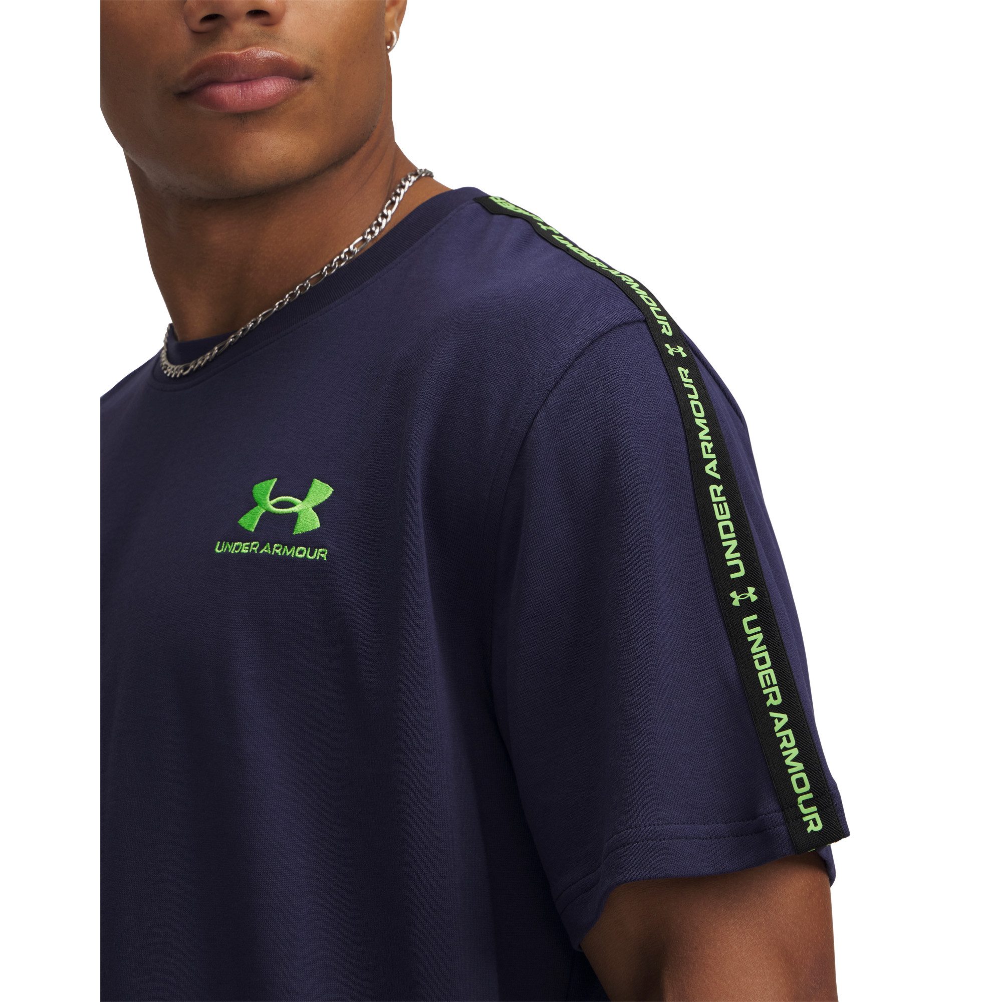 Under Armour® T-Shirt Under Armour Herren T-Shirt Icon HWT Tee Taping 1390300