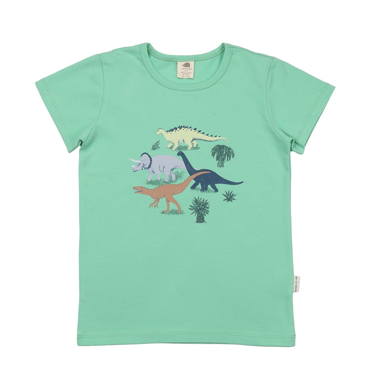 T-Shirt Kinder T-Shirt aus Bio-Baumwolle mit Dinosauriermotiv