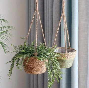 Coonoor Blumentopf Hängender Blumentopf, Woven Hanging Planter, Suitable for garden and home decor