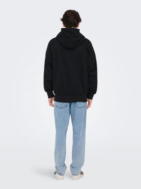 ONLY & SONS Kapuzensweatjacke ONSDAN LIFE RLX HEAVY ZIP HOODIE NOOS