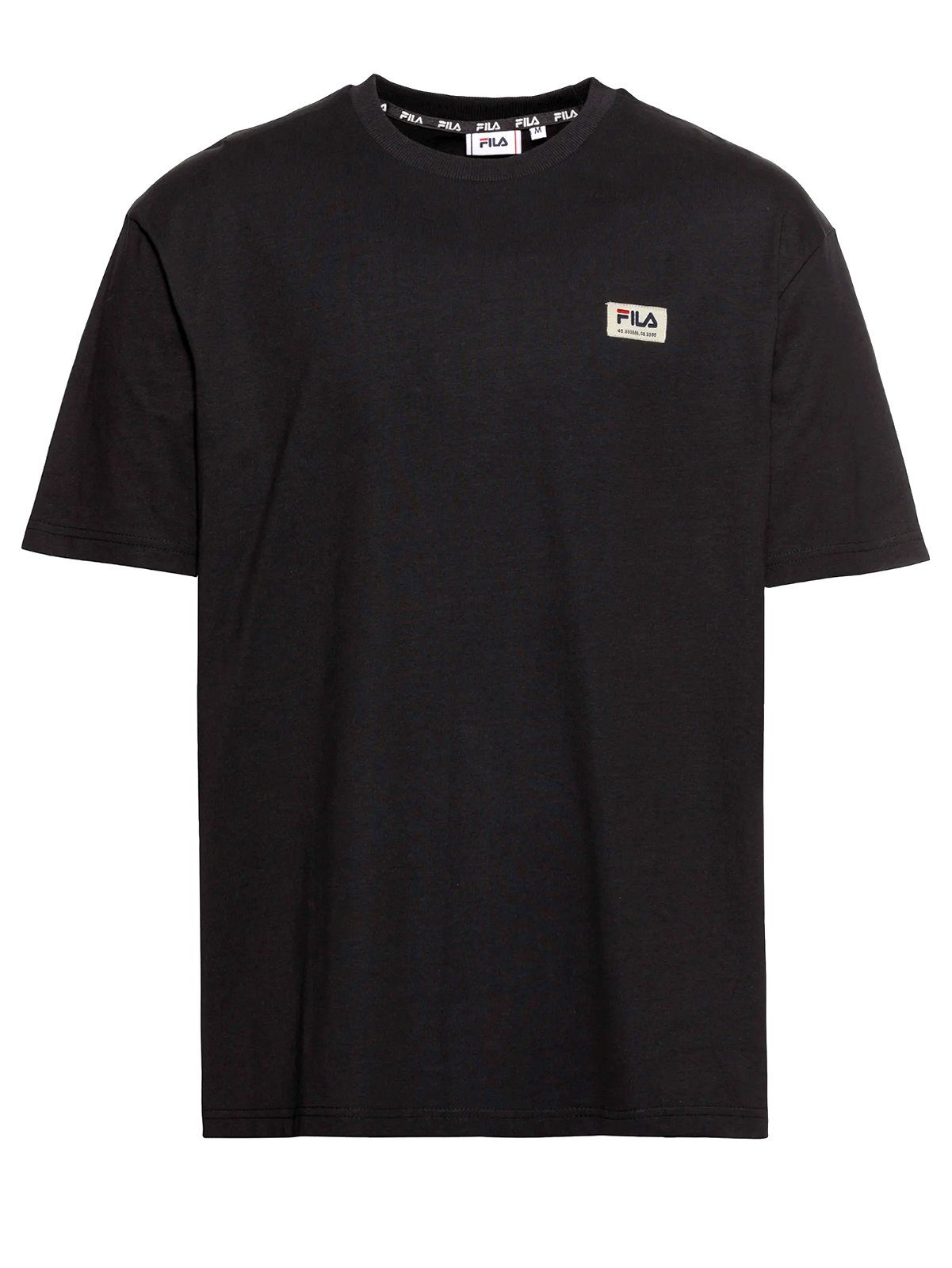 Print Shirt Regular Fit Boxy Fila Logo Tee Rundhalsshirt Tivosec -