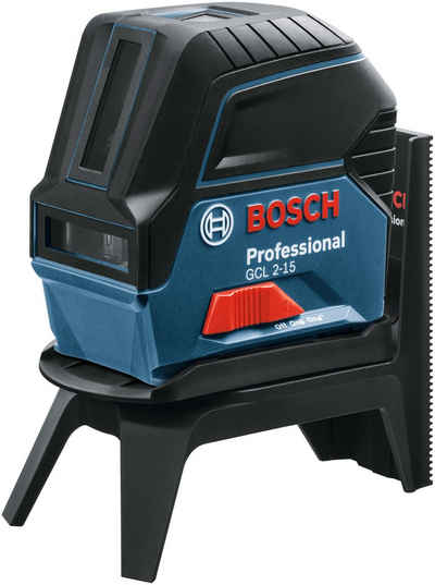 Bosch Professional Linienlaser GCL 2-15 Professional, Max. Reichweite: 15m