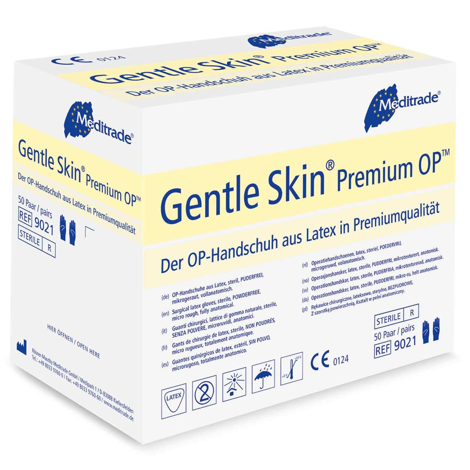 MediTrade Arbeitshandschuhe Gentle Skin® Premium OP-Handschuh Steril 6,5