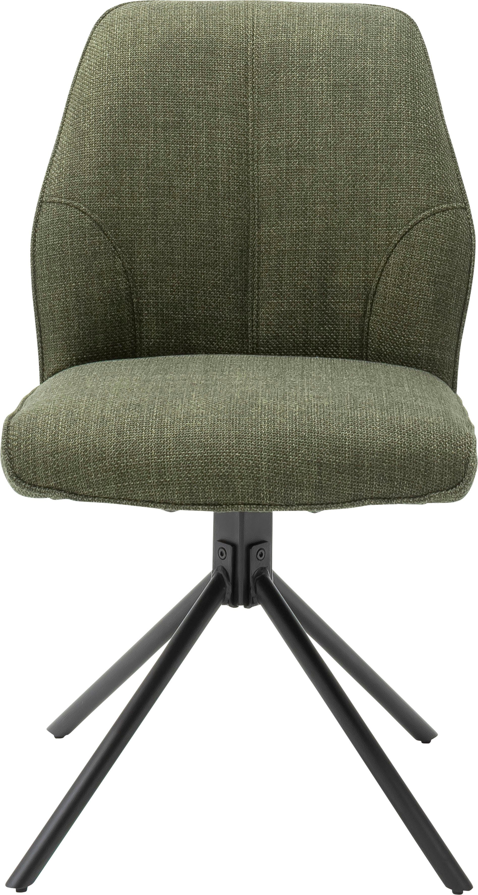 2er-Set, Stuhl | Olive Olive kg furniture belastbar bis 4-Fußstuhl 120 (Set, 2 St), mit MCA Pemba Nivellierung, 180°drehbar