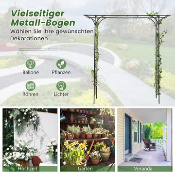KOMFOTTEU Rosenbogen, Rankhilfe Gartenbogen, 205 x 52 x 205 cm