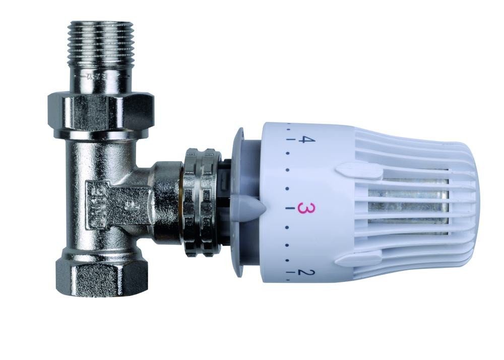 Heizkörperthermostat Universal Thermostatventil-Set 1/2, Kopf K