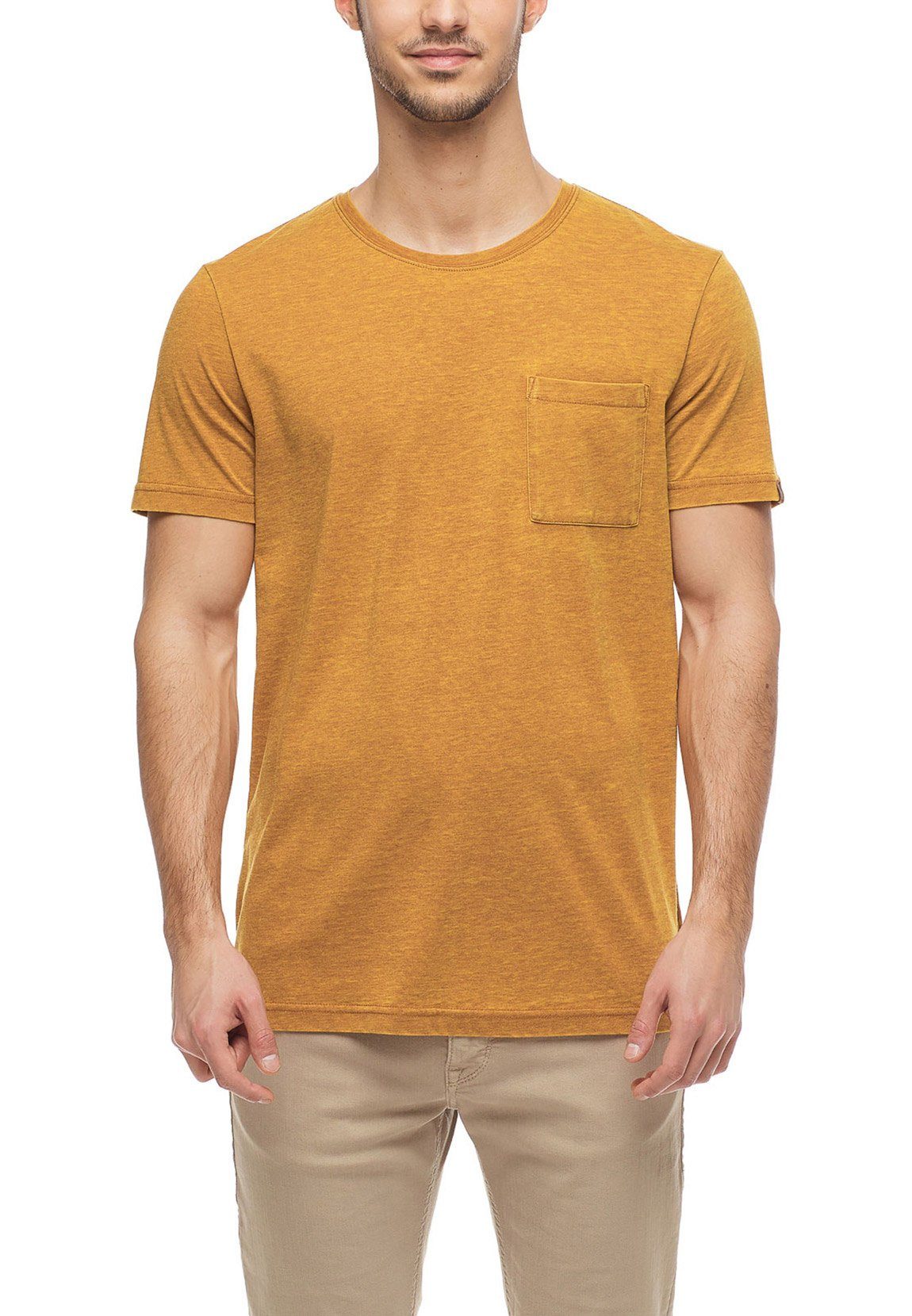Ragwear T-Shirt Ragwear Herren T-Shirt BARTIE 2122-15009 Cinnamon 6024 Braun
