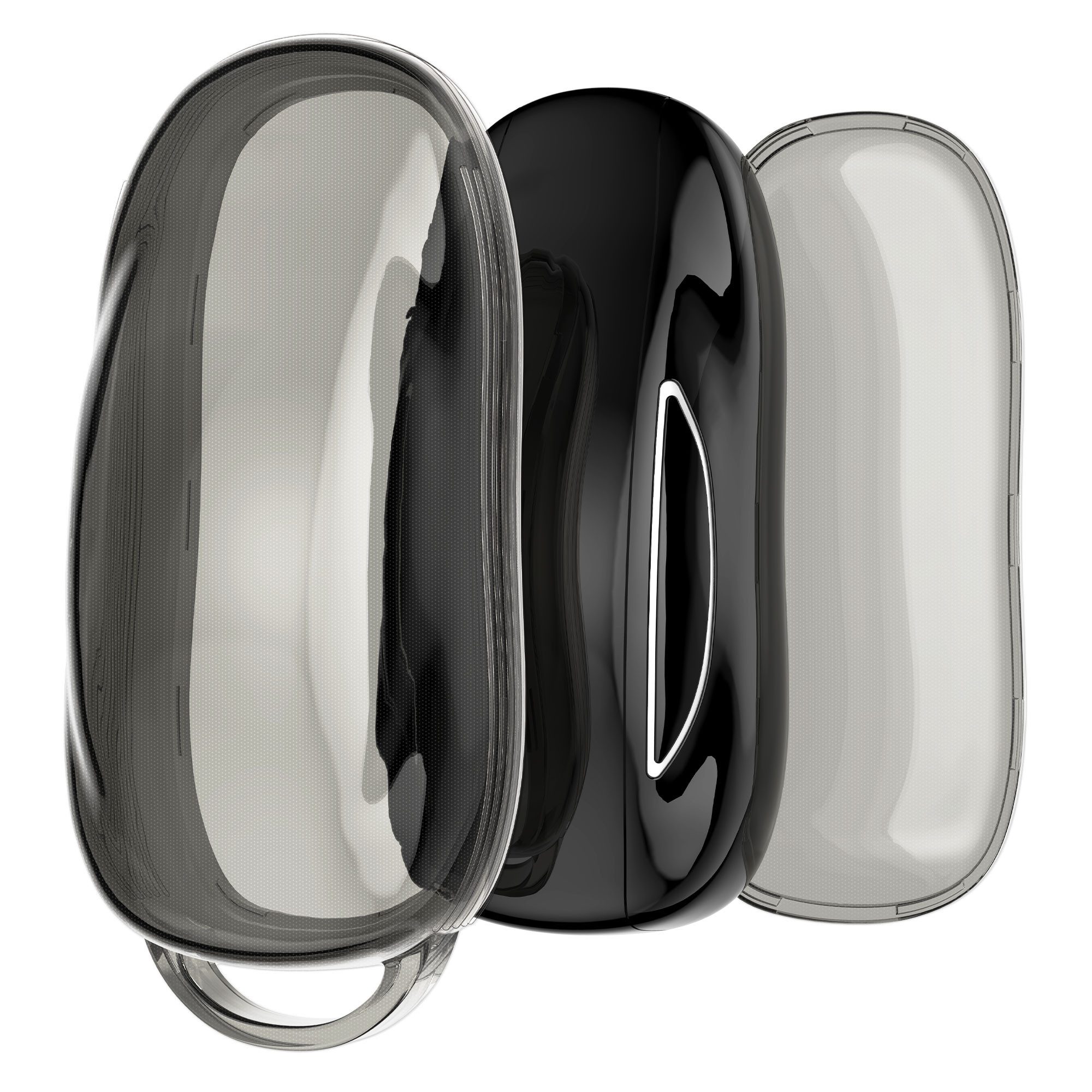 kwmobile Schlüsseltasche Autoschlüssel Hülle kompatibel mit Tesla Model S / Model Y / Model 3 - (1-tlg), FLEXIBEL & ELASTISCH: Das TPU Silikon Schlüsselcover ist eine